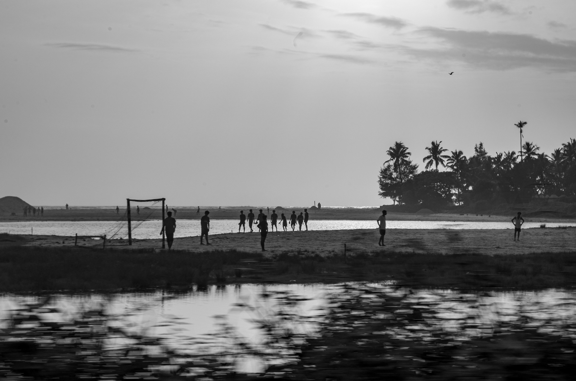 Allapey Beach, Inde, juillet 2018