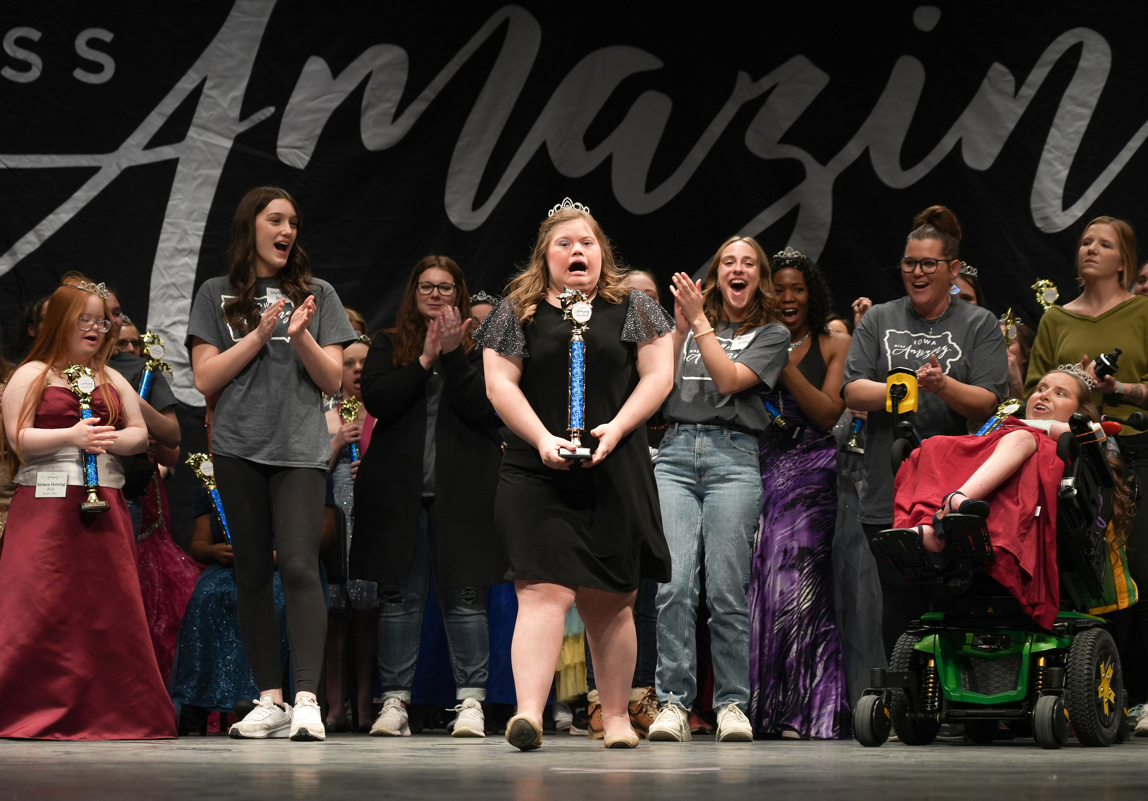 The 11th Annual Iowa Miss Amazing pageant was held at the Urbandale High School in Urbandale, Iowa, on Sunday, Feb. 5, 2023. 