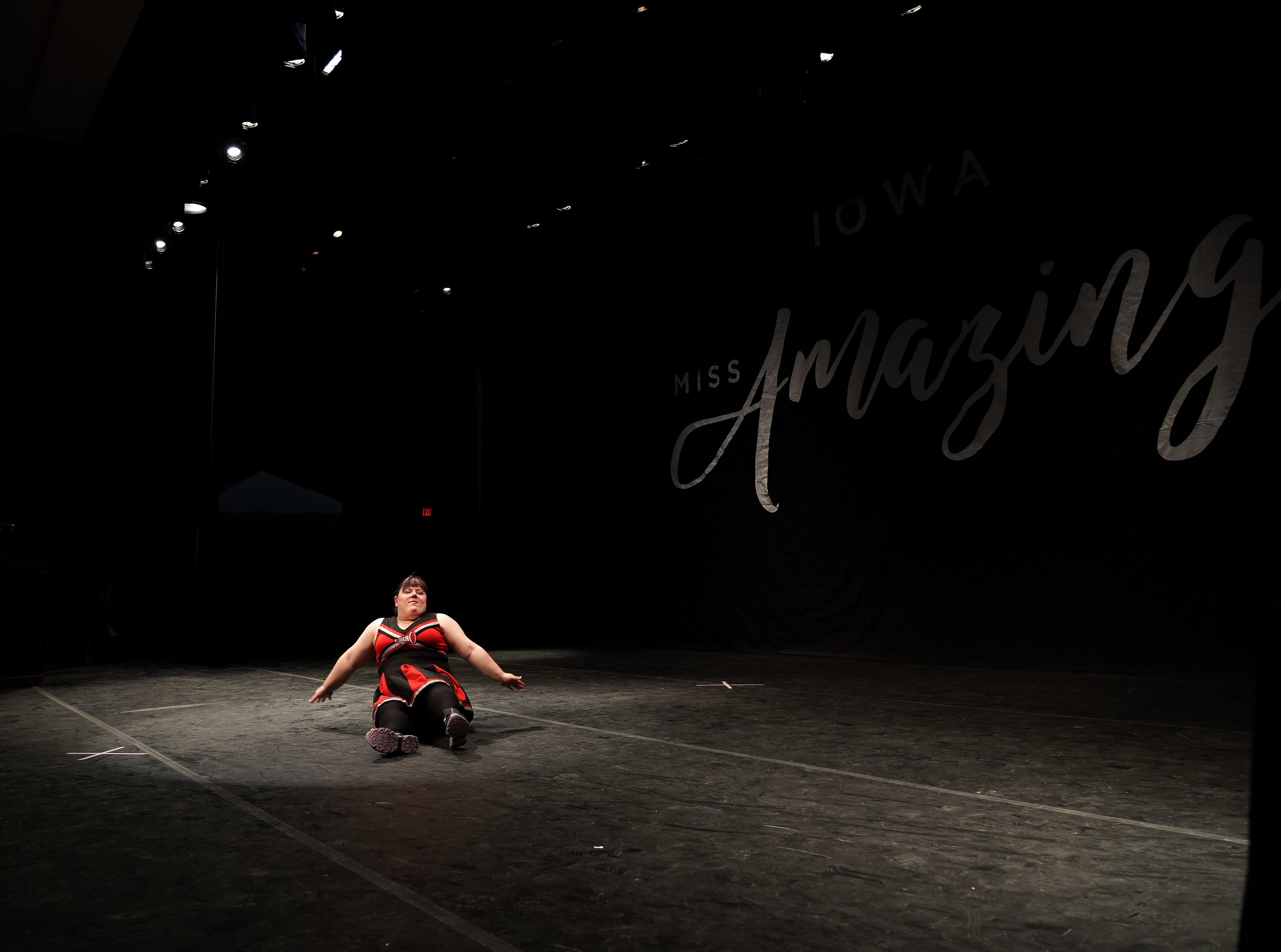 Iowa Miss Amazing participant Eilise Murray performs her passion presentation during the 11th Annual Iowa Miss Amazing pageant on Saturday, Feb. 4, 2023, in Urbandale, Iowa.
