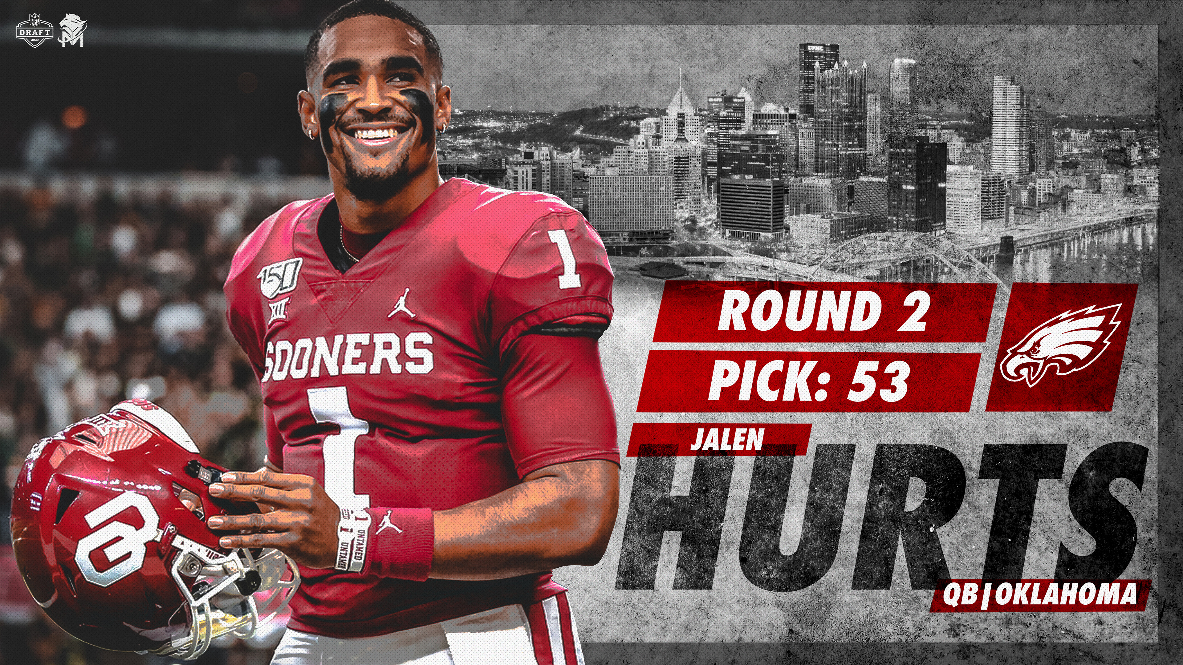 New graphic design by me: who's ready to see Jalen Hurts take