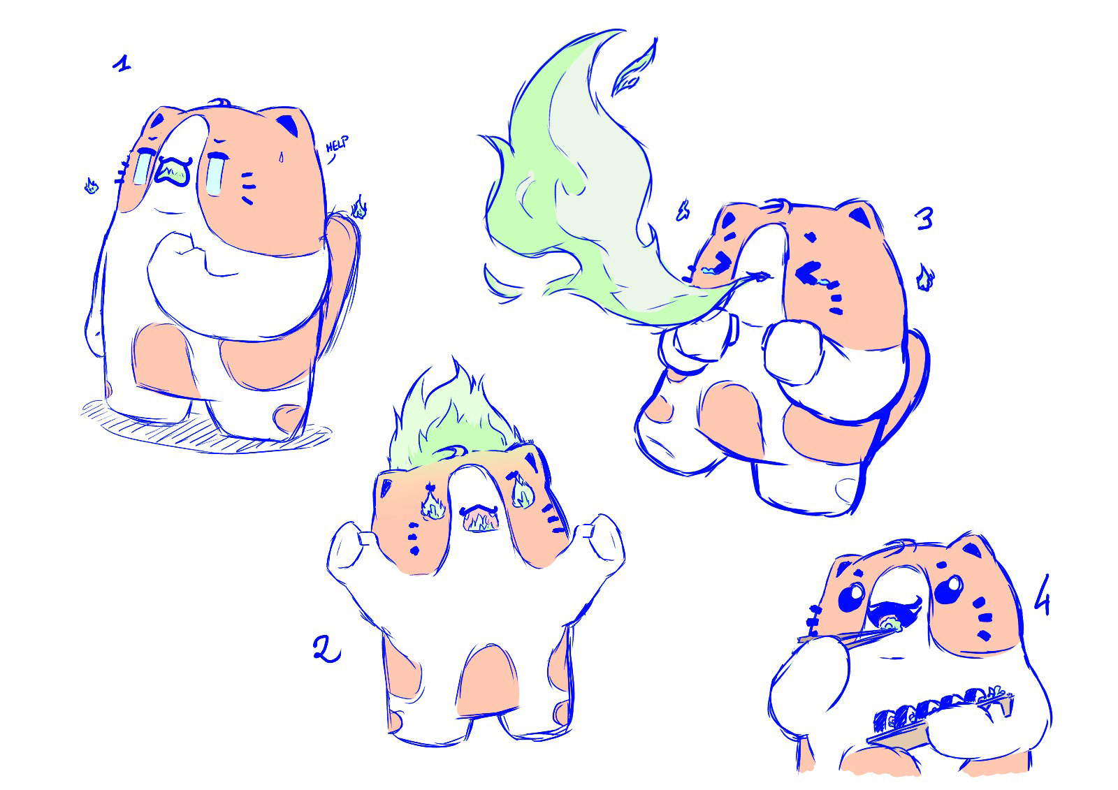 Test d'illustration pour les sauces Wasabi Mayo avec BUDJI