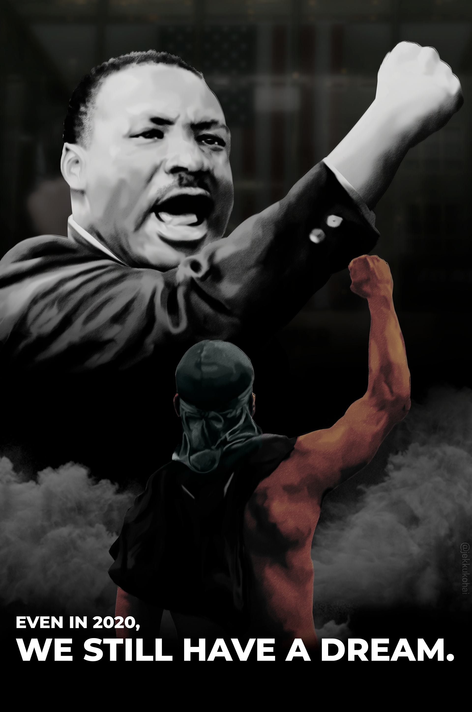 illustration pour le BLM movement