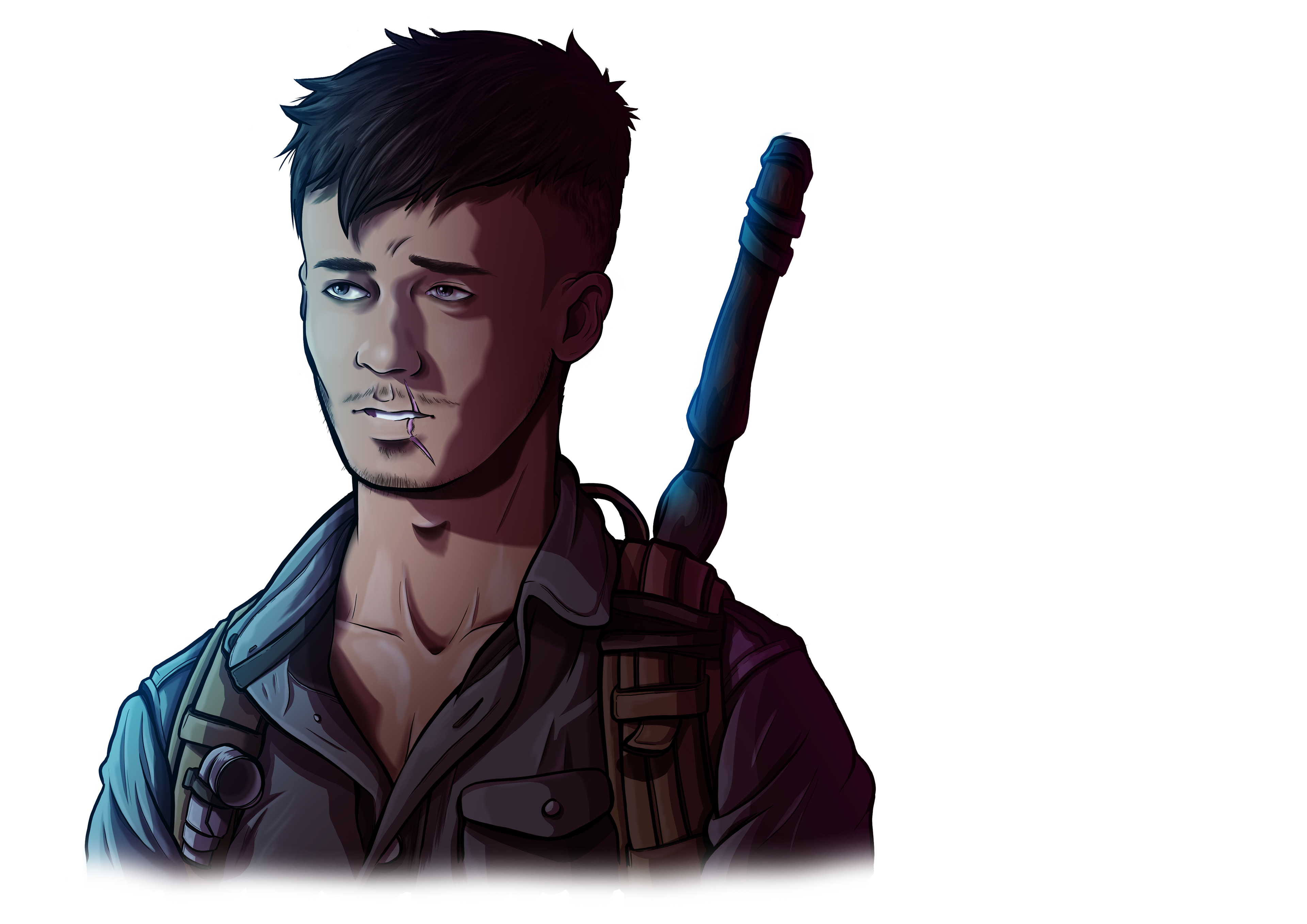 Sam Haliti as a character of THE LAST OF US