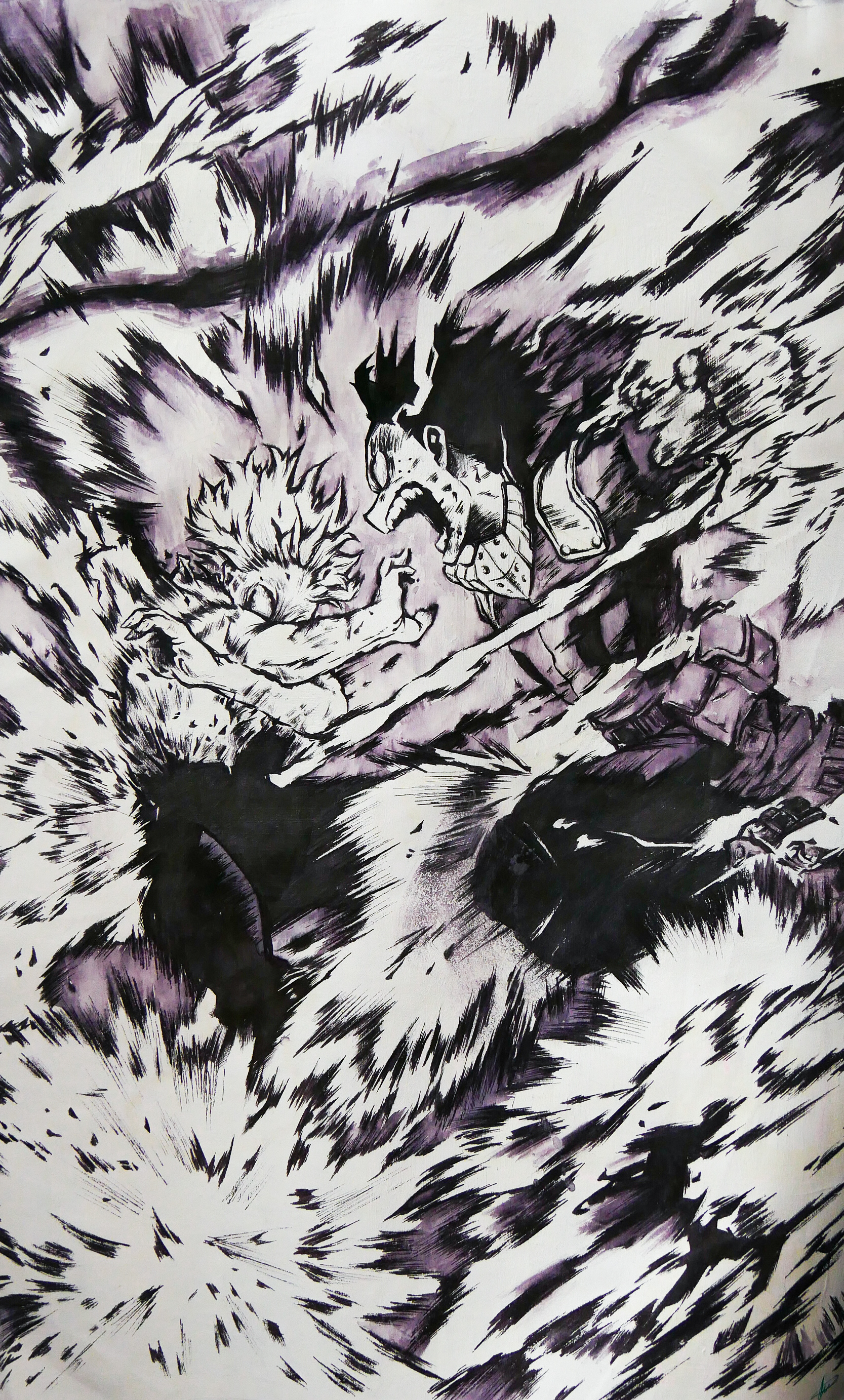 zoom deku vs tomura