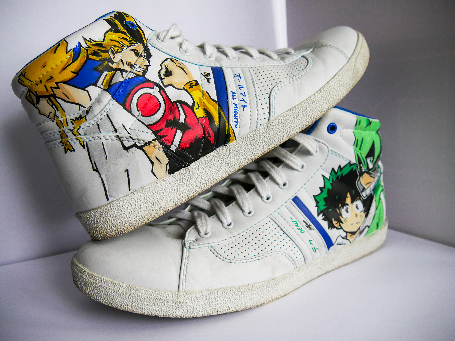 all might and deku from my hero academia
