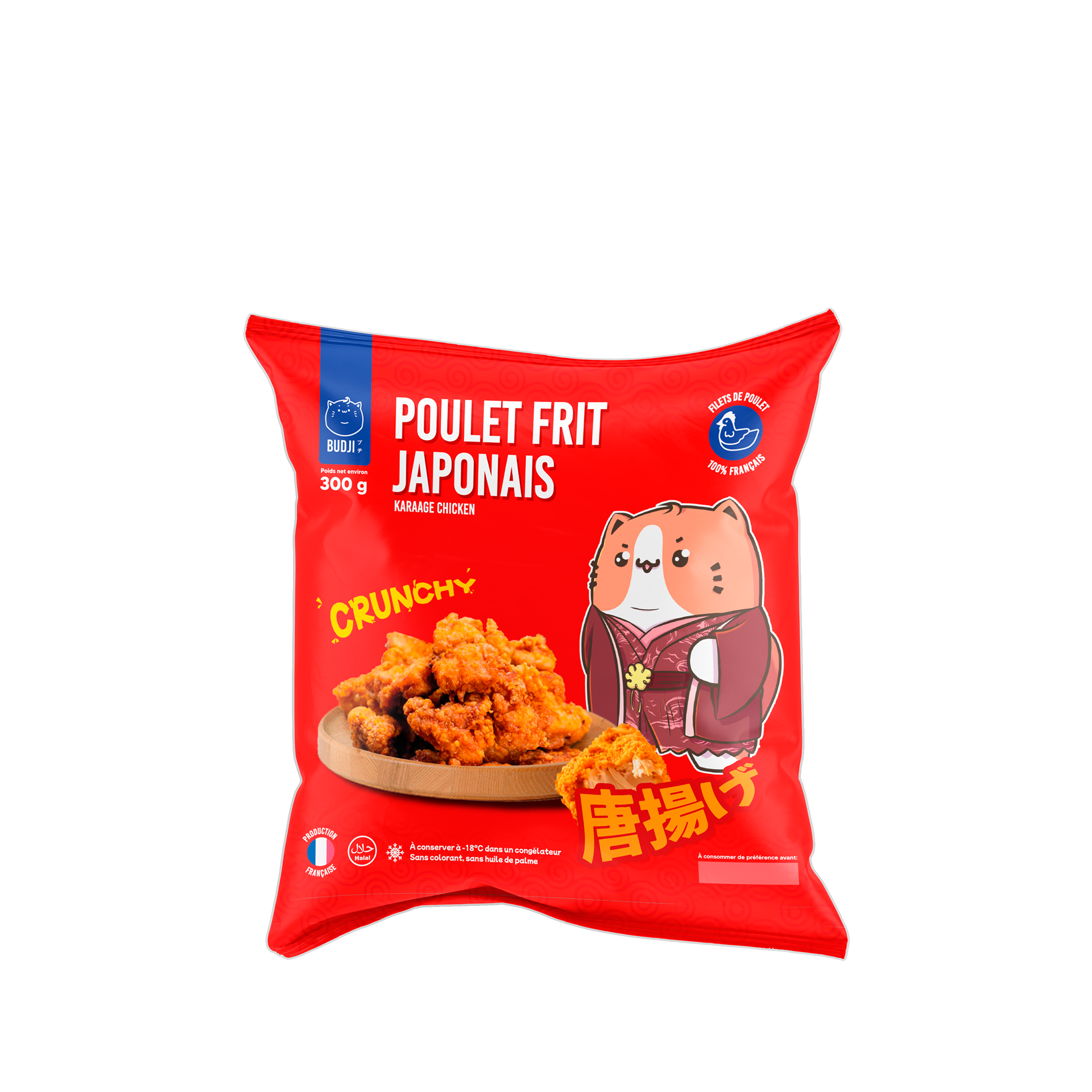 Mock-up emballage Poulet Frit (Karaage)