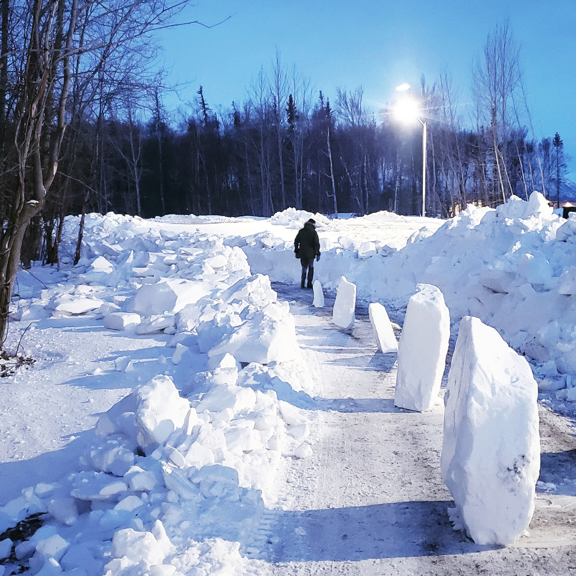 Stephen Gerteisen, Ice Henge, Palmer Alaska 2023