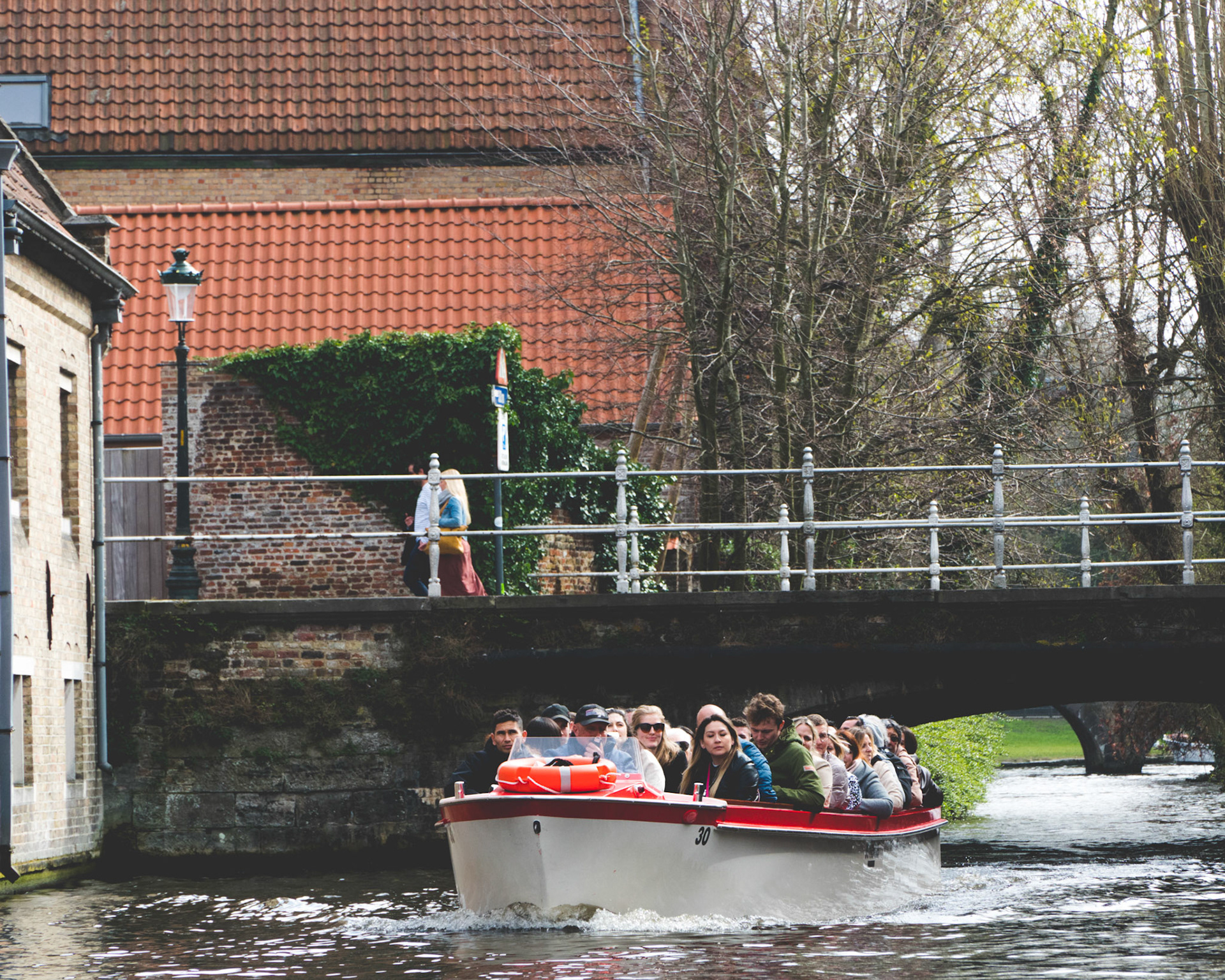 River tour in Brugge.