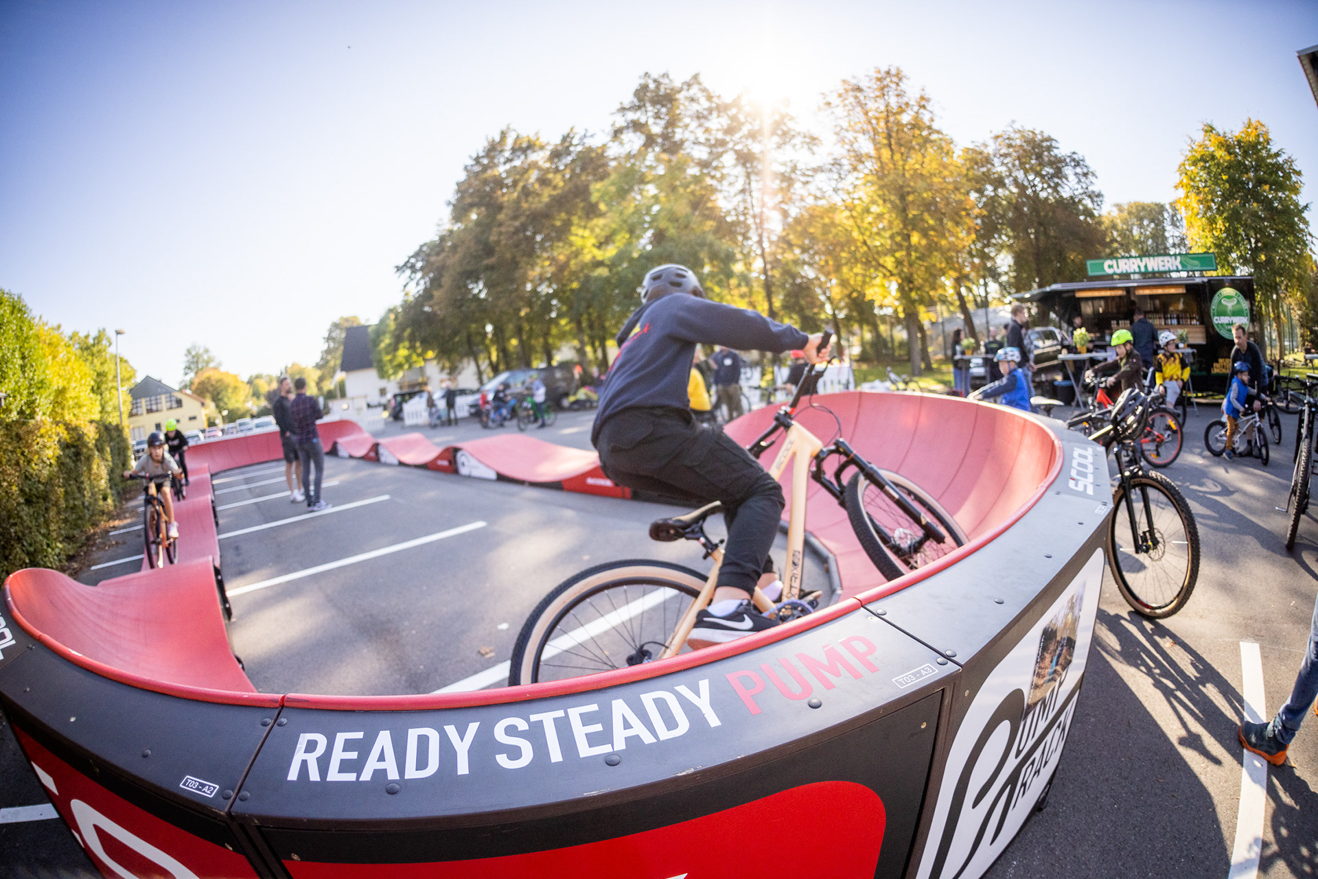 Pumptrack-Folierung