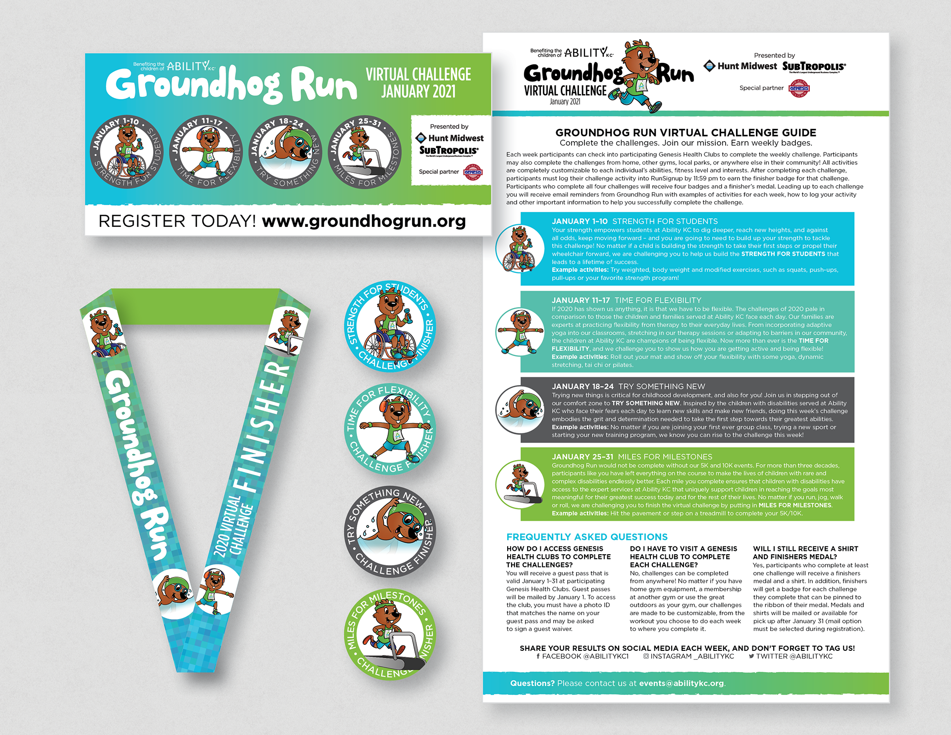 Groundhog Run Materials