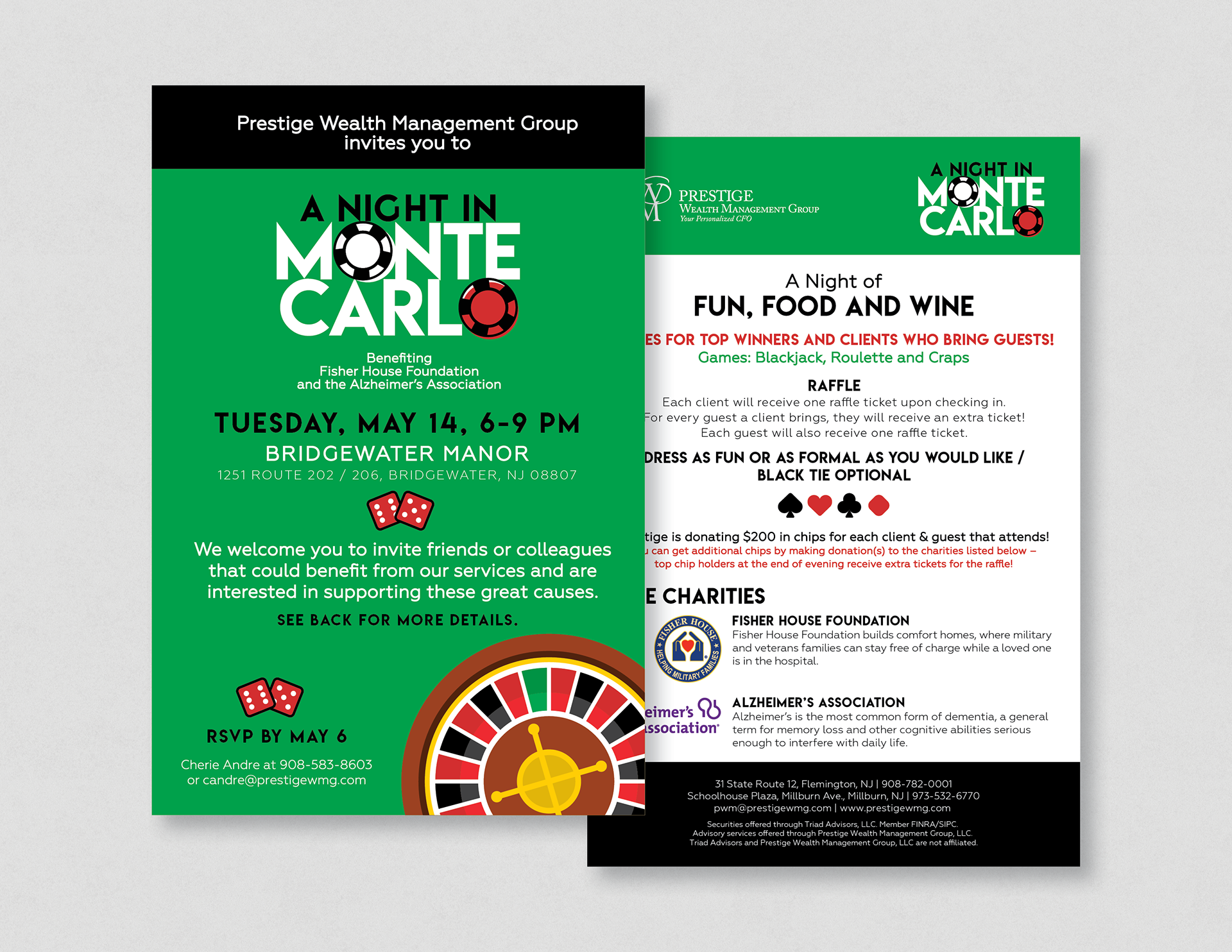 Prestige Wealth Management Group's Monte Carlo Fundraiser
