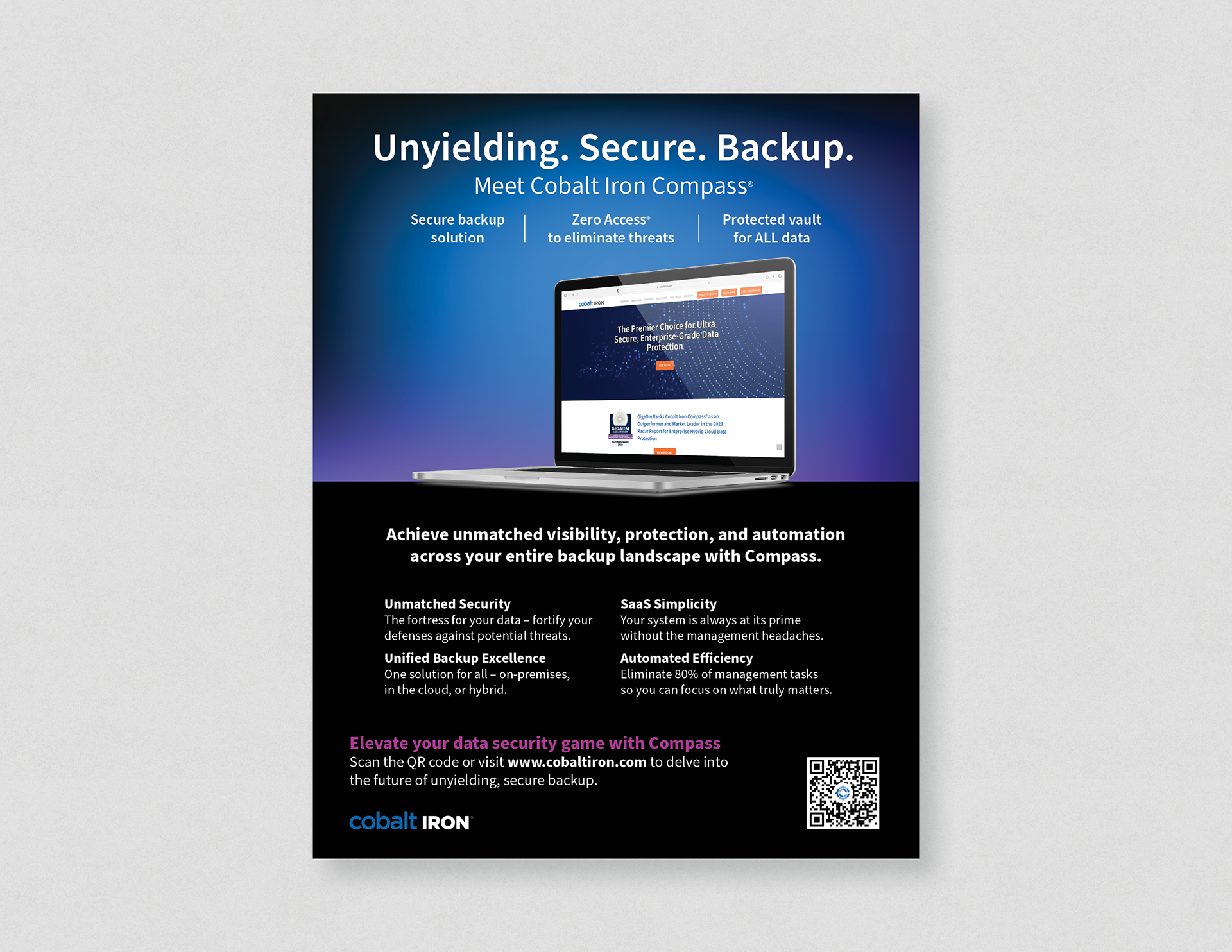 Cobalt Iron Print Ad