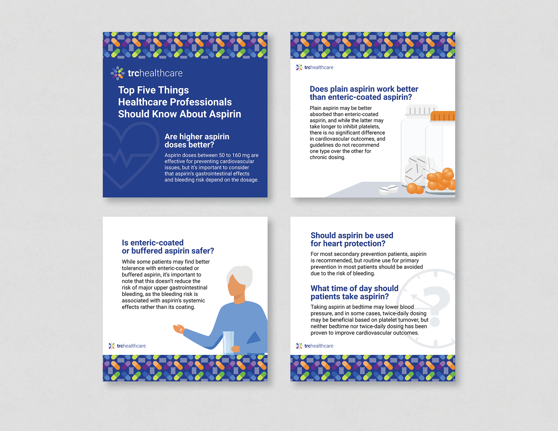 TRC Healthcare Social Media Infographic