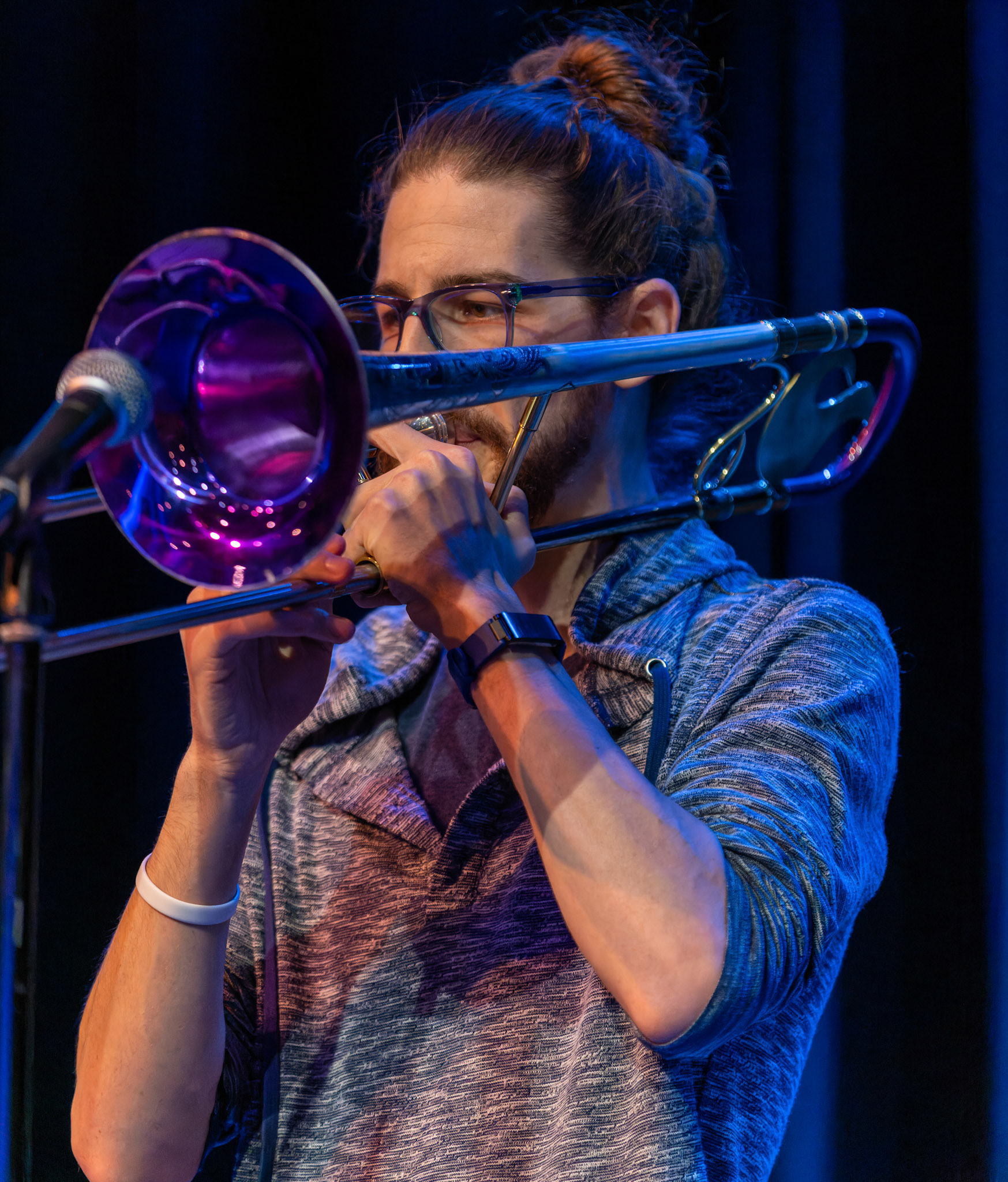 Trombonist Christopher Bill