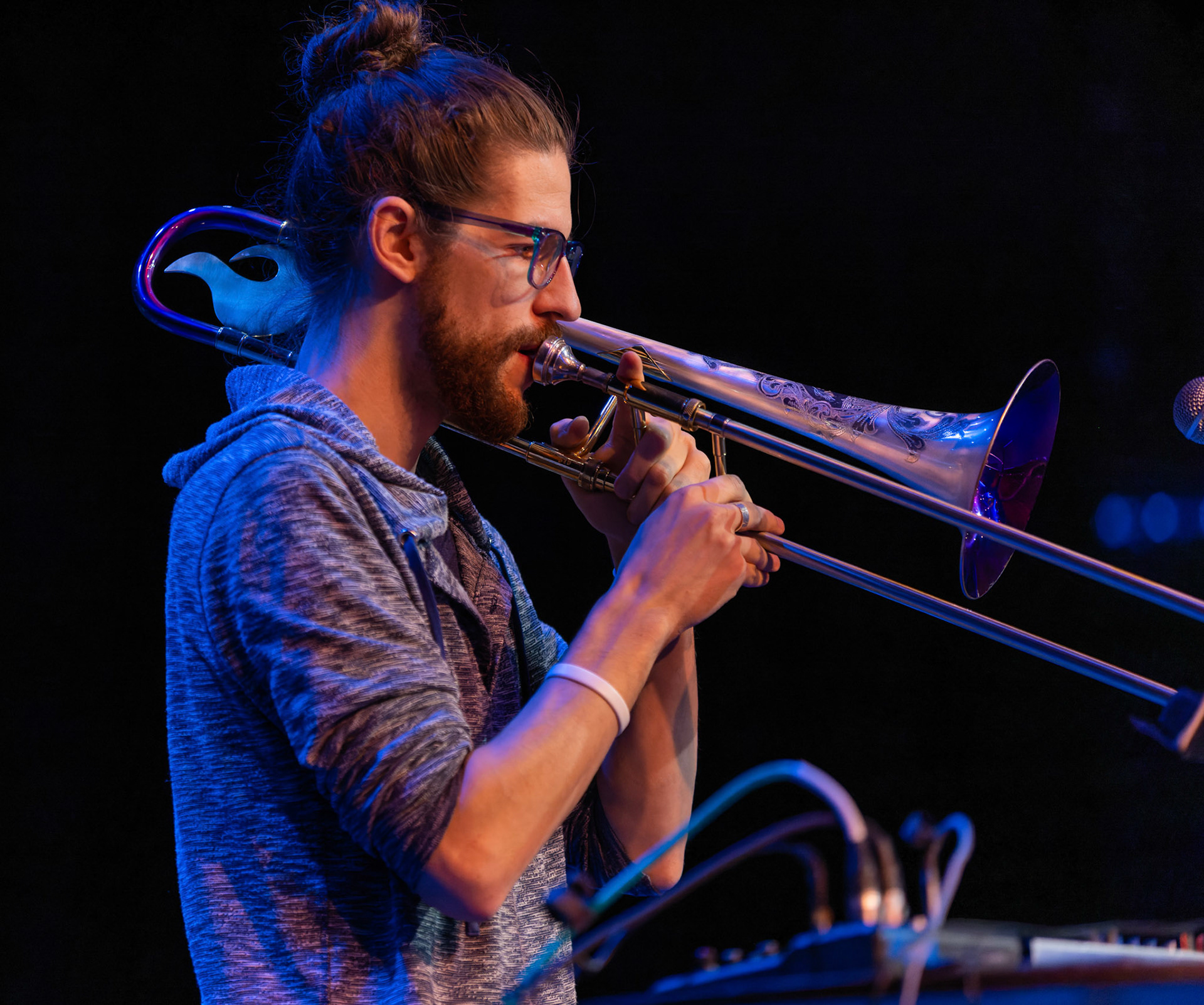 Trombonist Christopher Bill