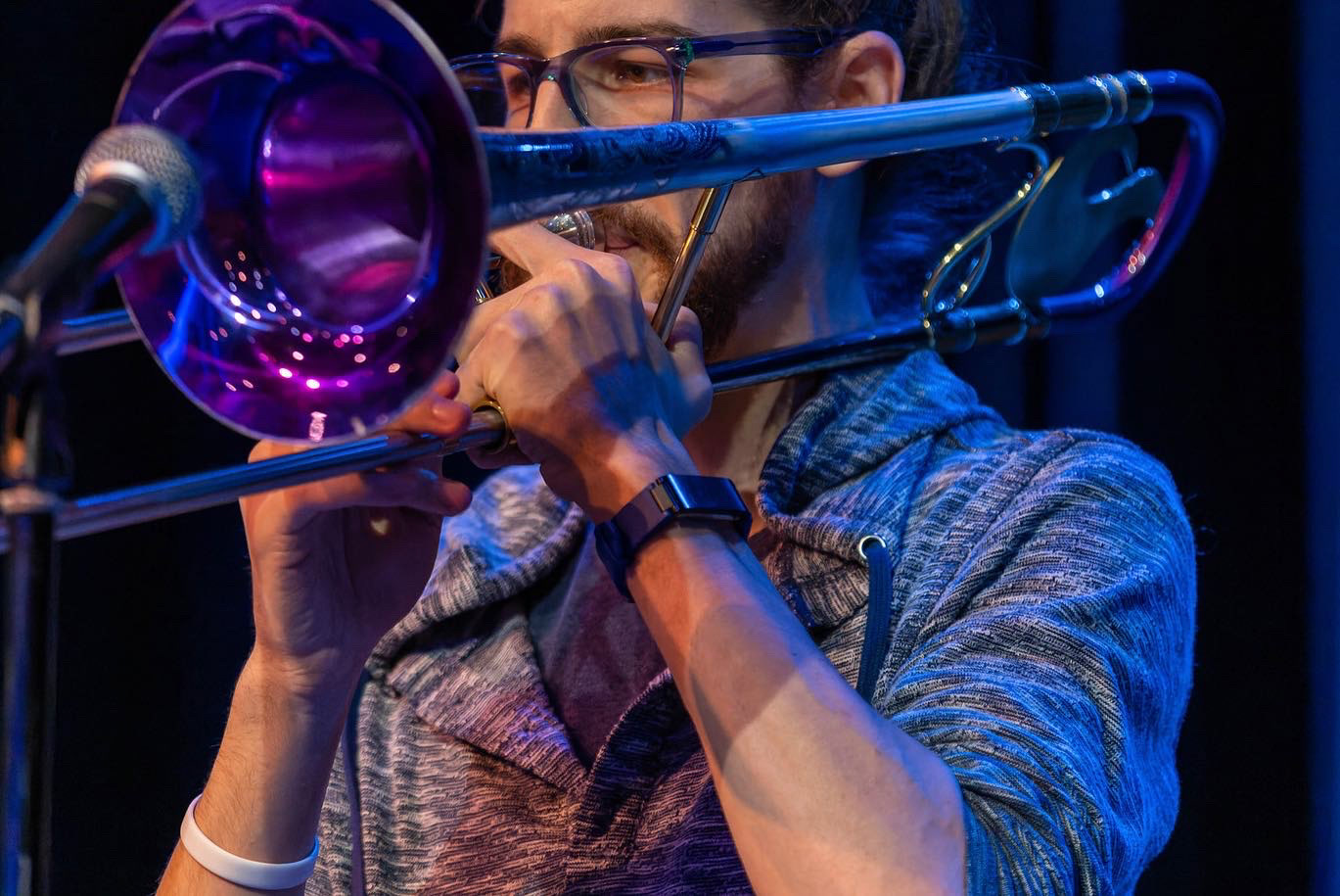 Trombonist Christopher Bill