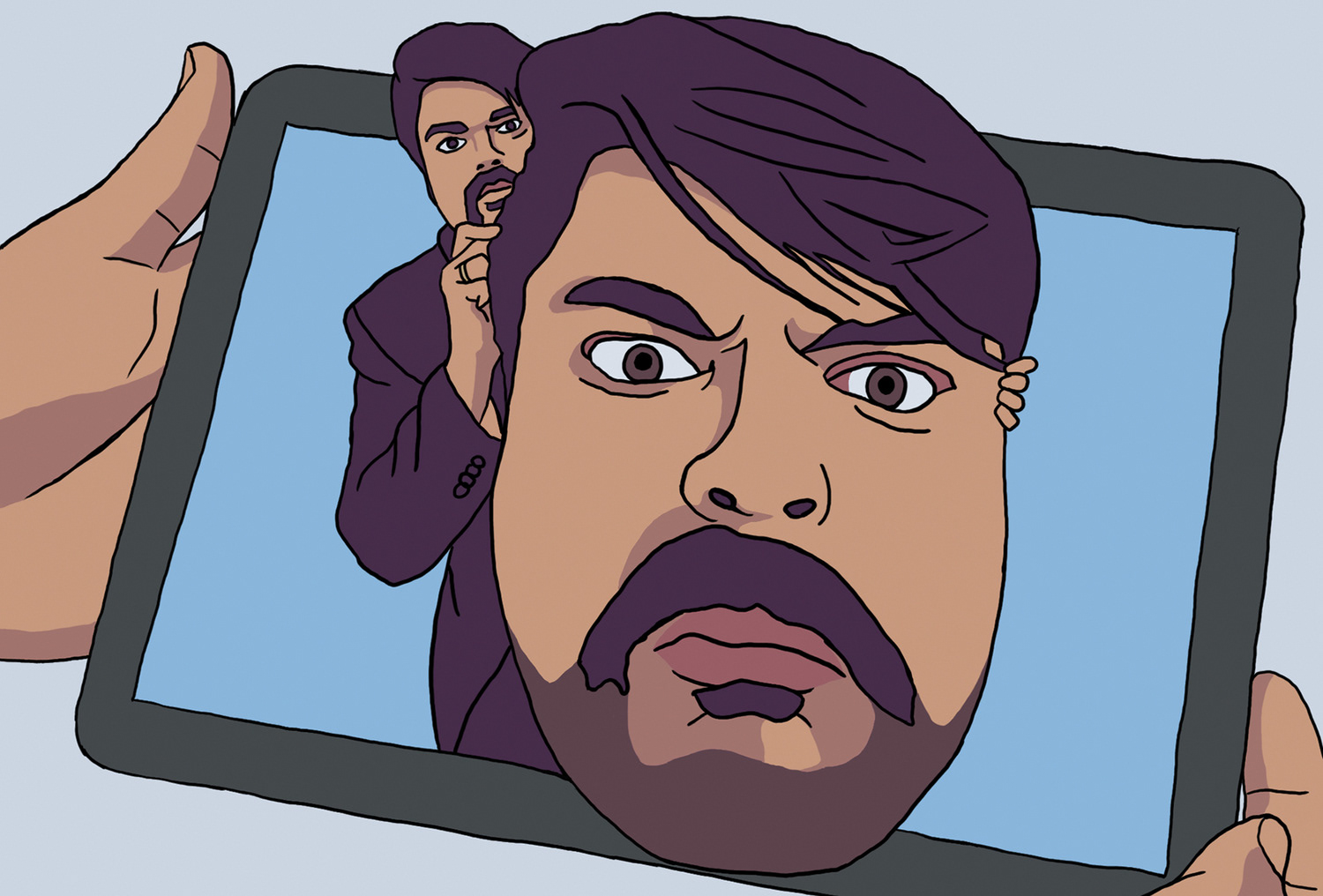 Illustration for article about Abubakar Hussain