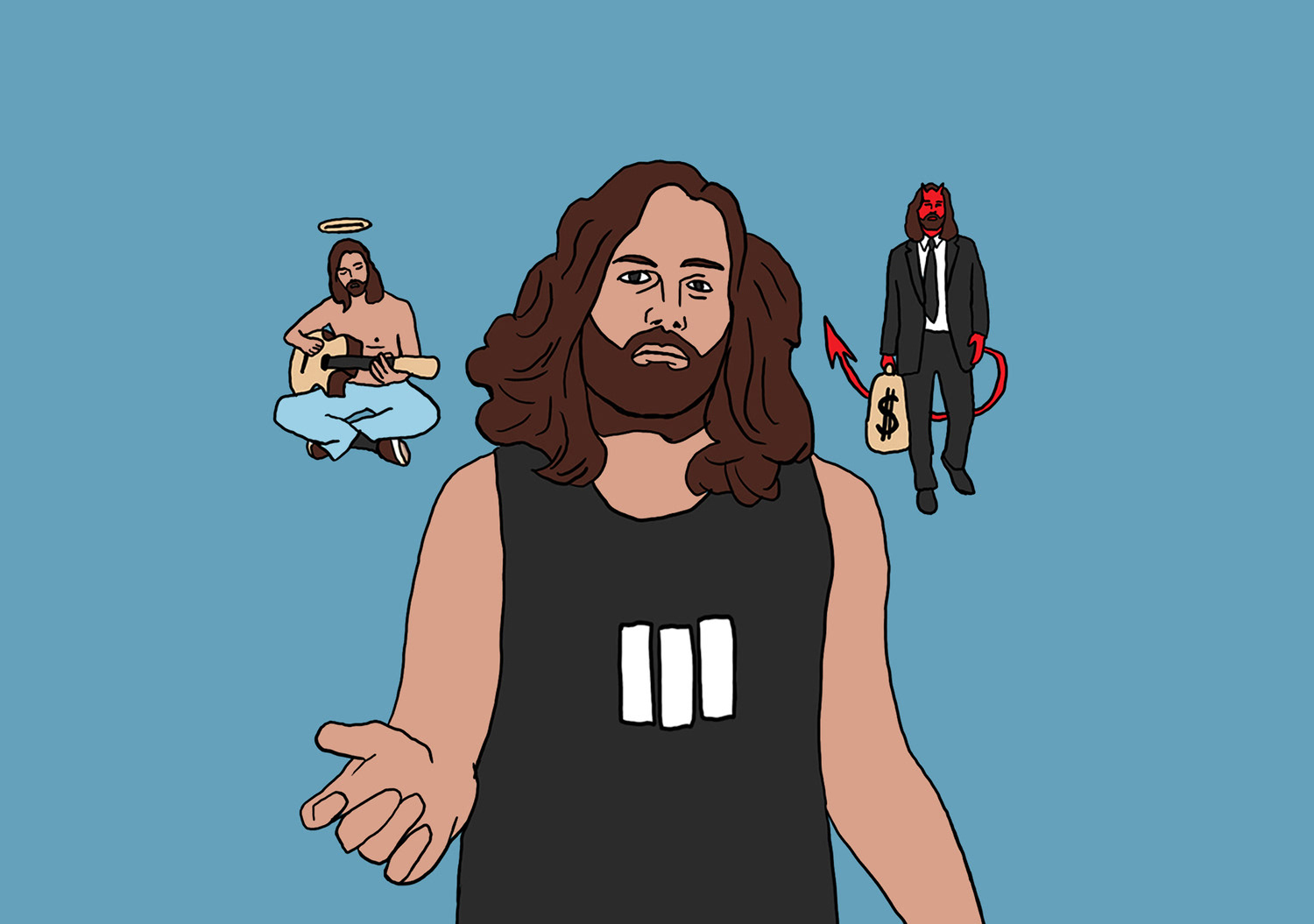 Illustration for article about artistic integrity
