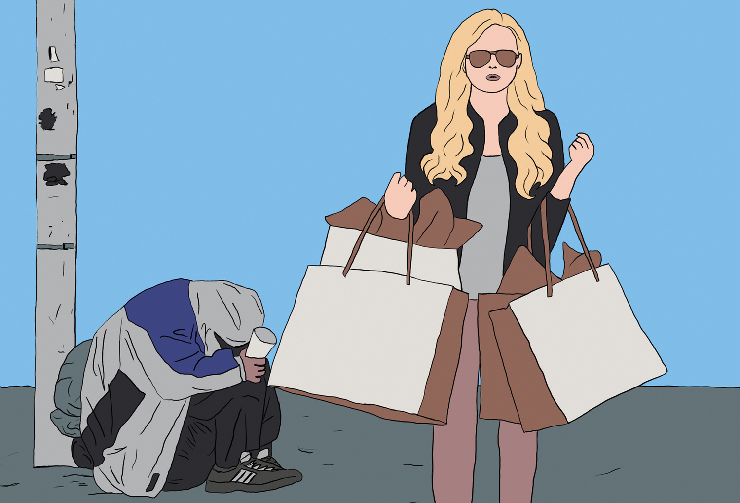 Illustration for article about the arrogance of the ultra wealthy