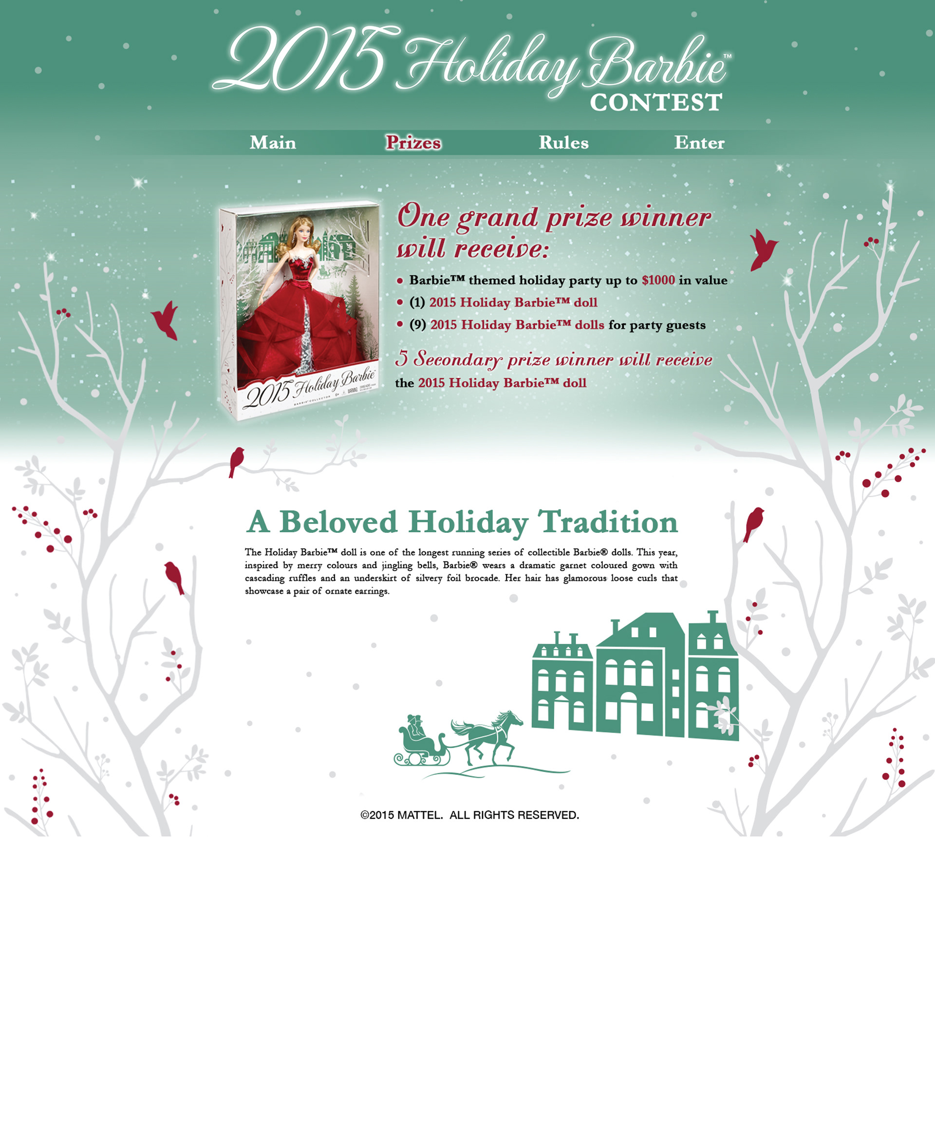 Full view of the price page