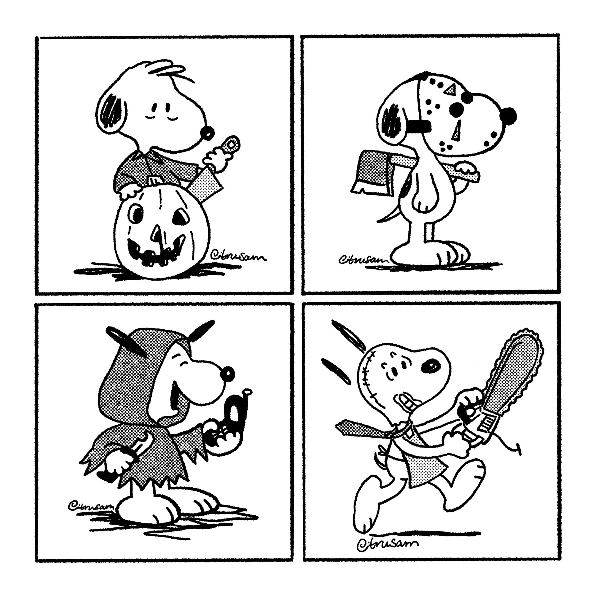 horror snoopy