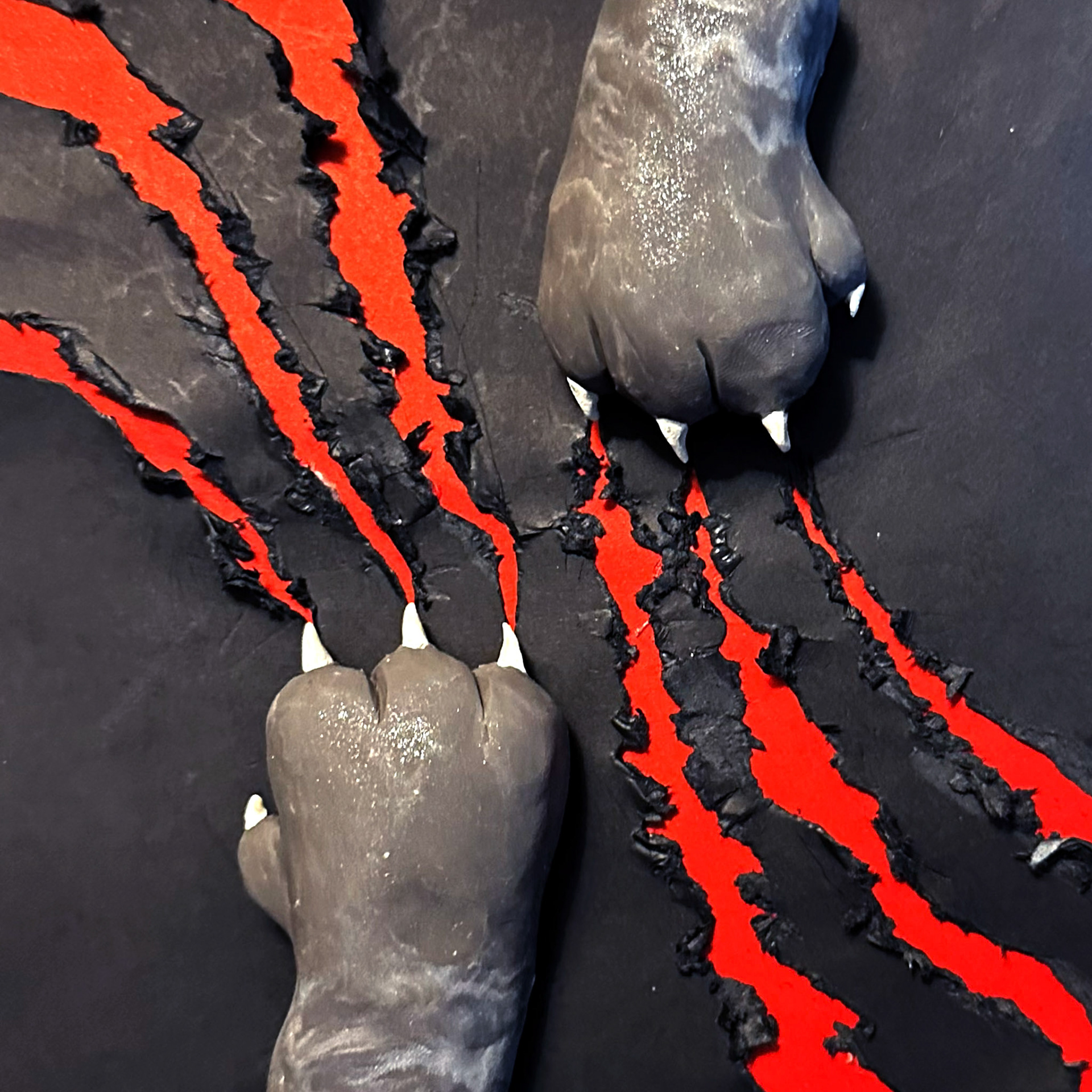 walnut & dove (mixed media sculpture)