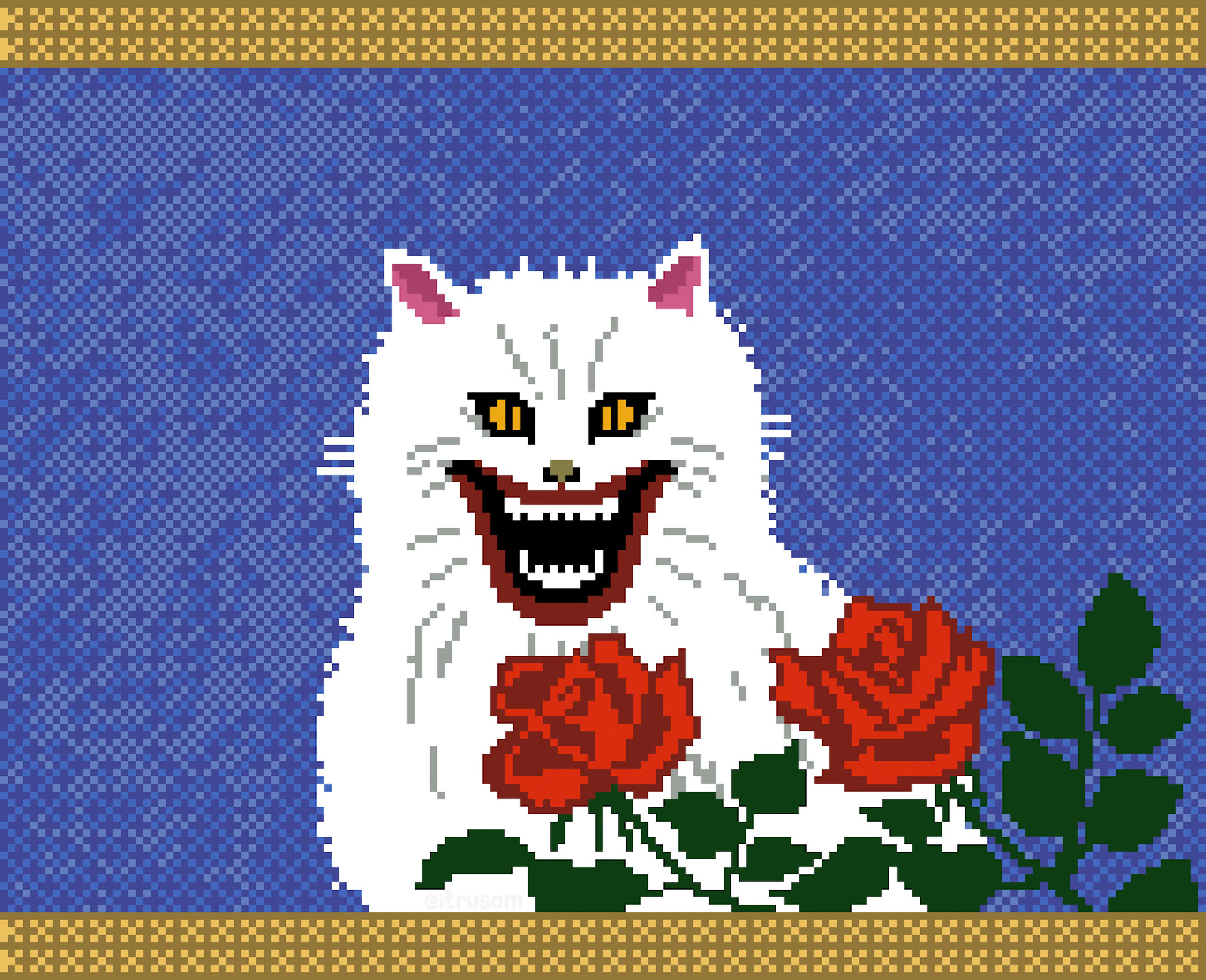house cat painting