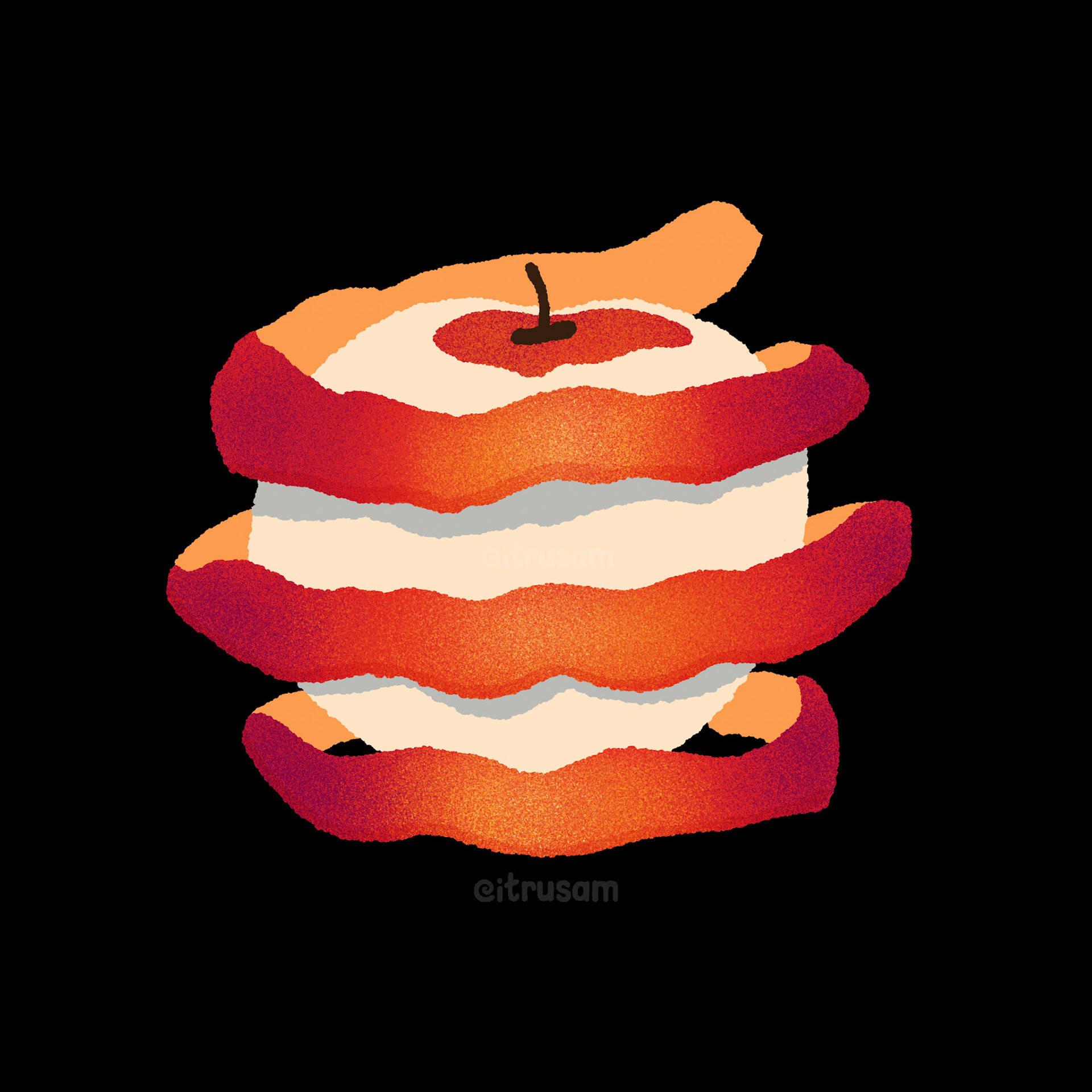 peeled