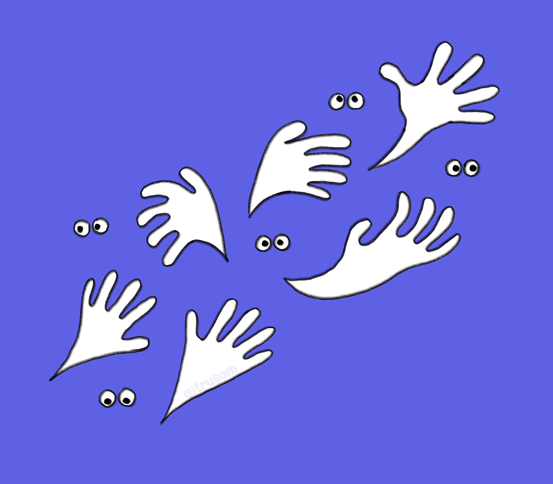 reaching out