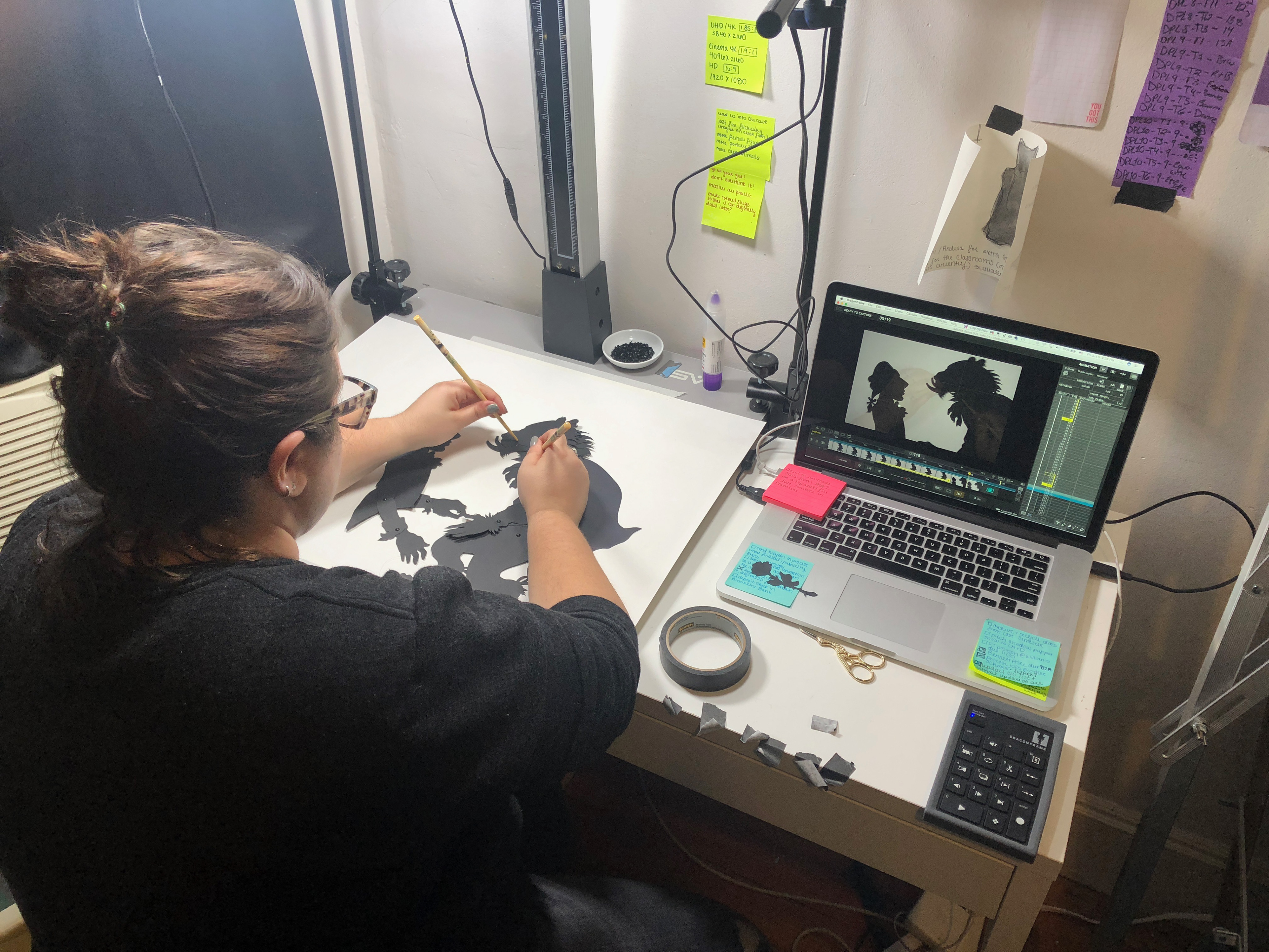 myself animating a shot