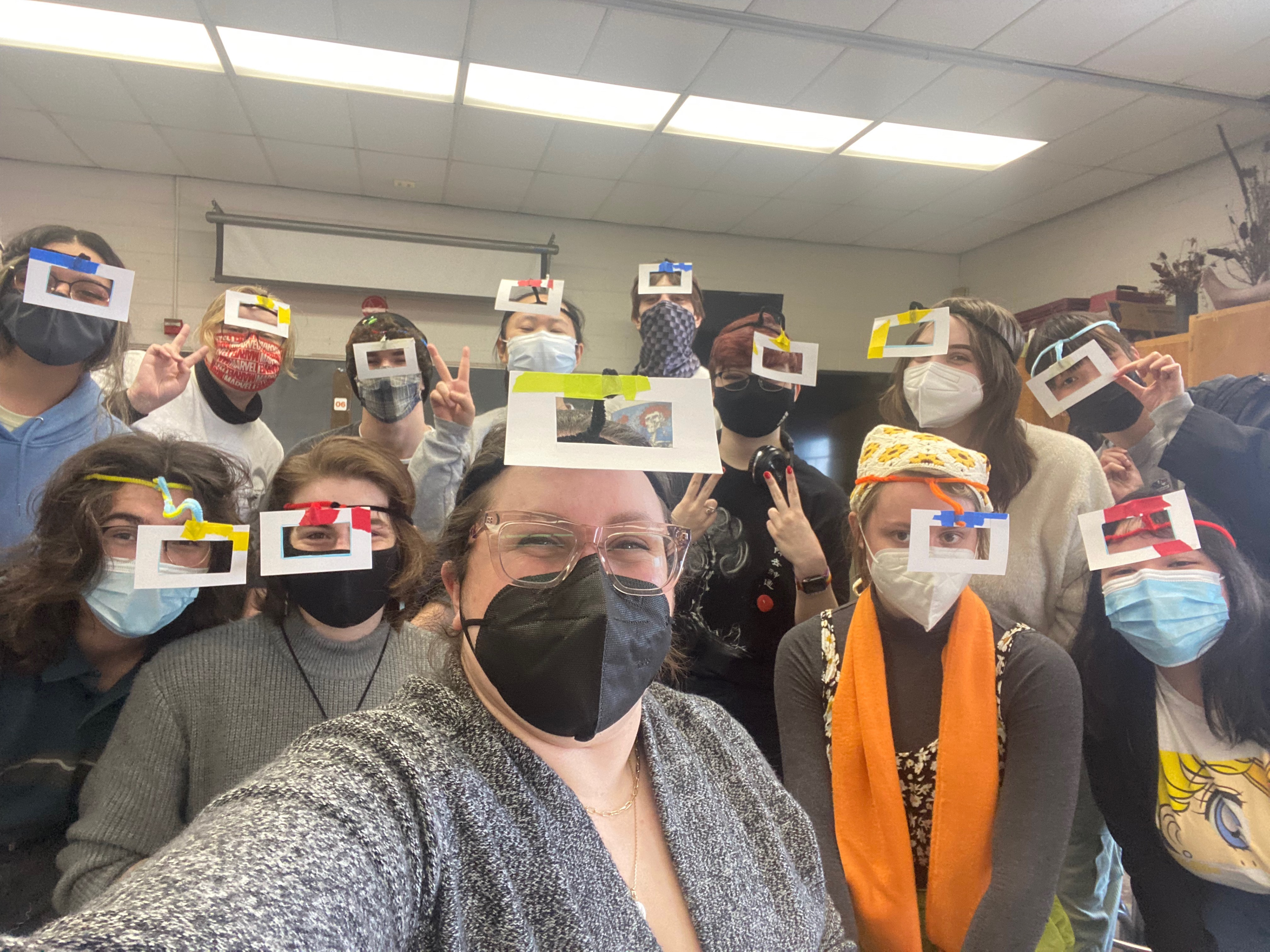 class selfie with TA Riley Zusi