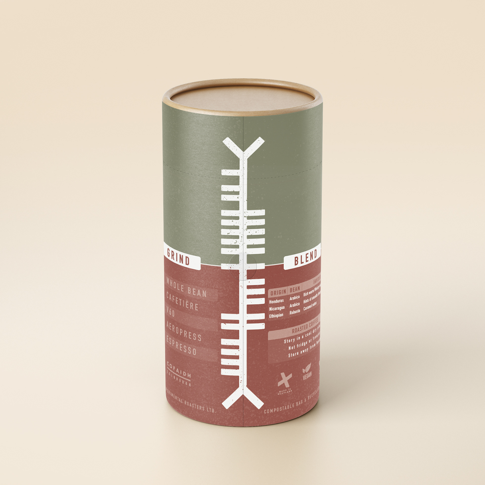 COFAIDH Coffe packaging