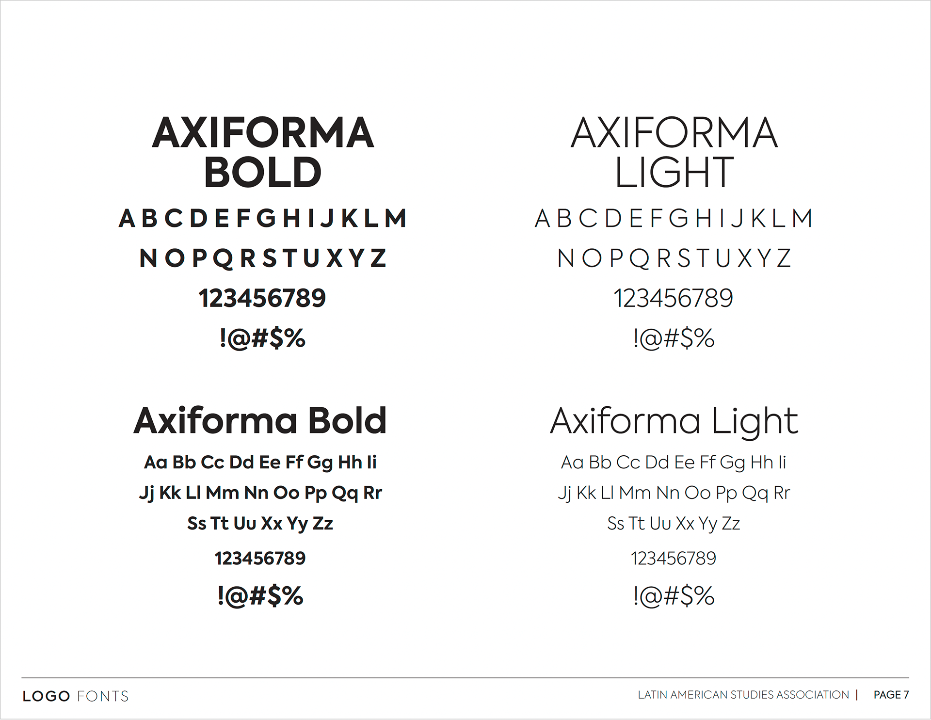 Latin American Studies Association - Brand Manual