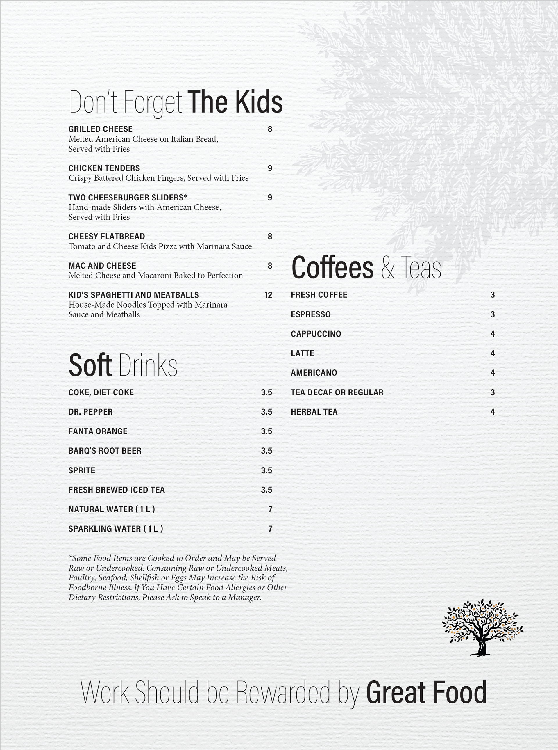 Dinner Menu Design - Page 6