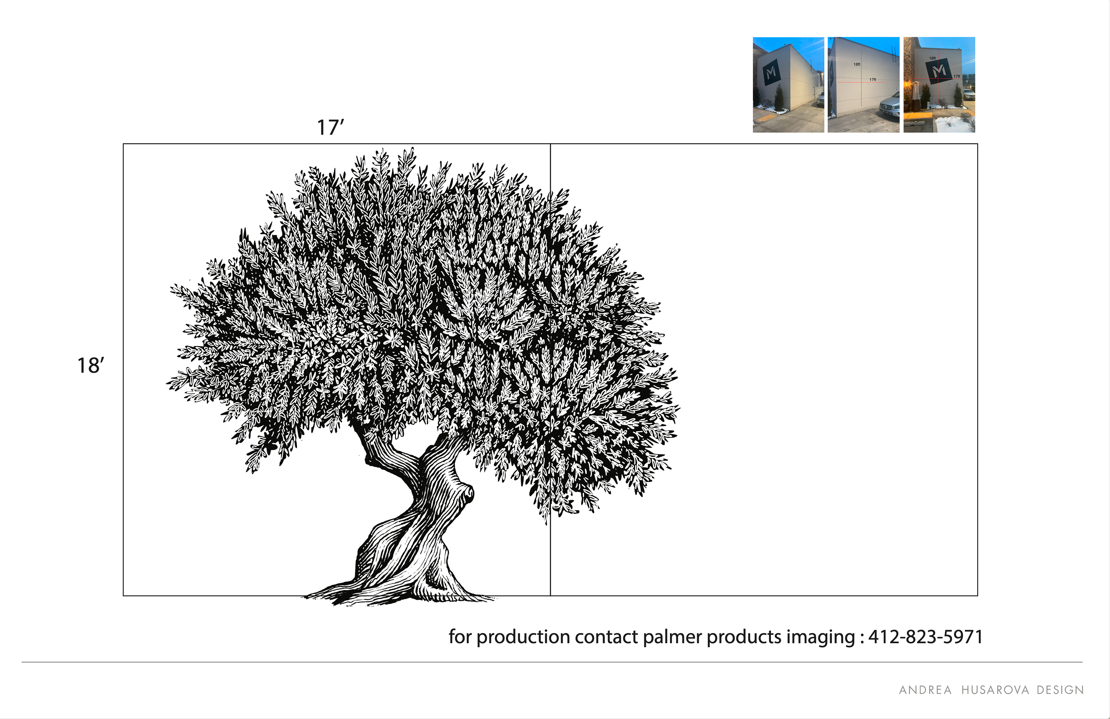 Took advantage of replacing existing graphic to create a point of distinction without signage permit limitation.