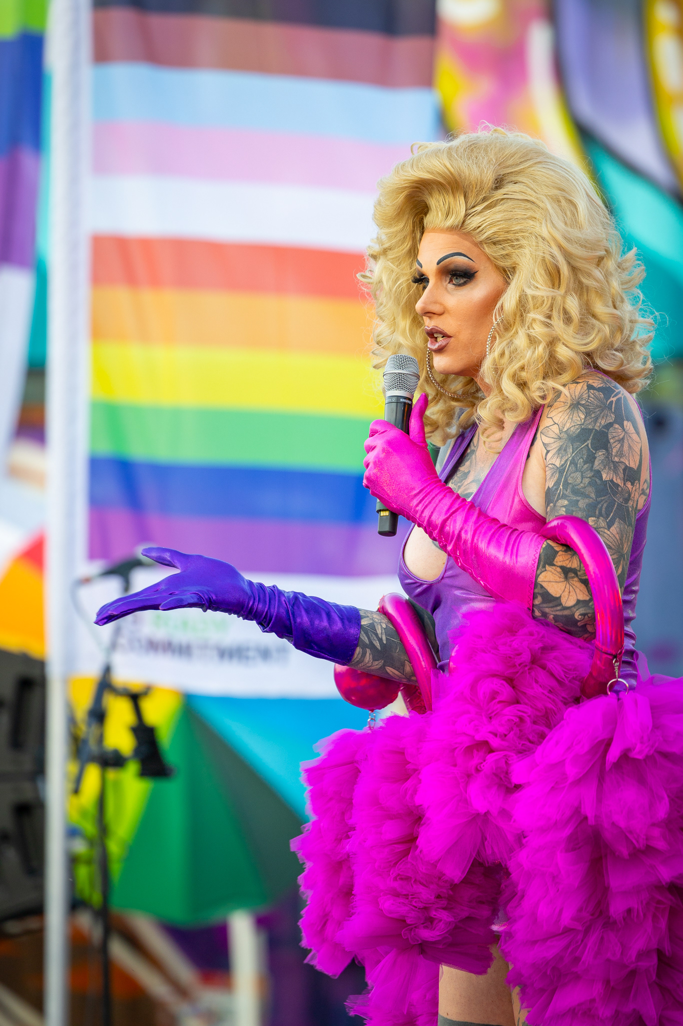 Drag Performance at Pride Calgary