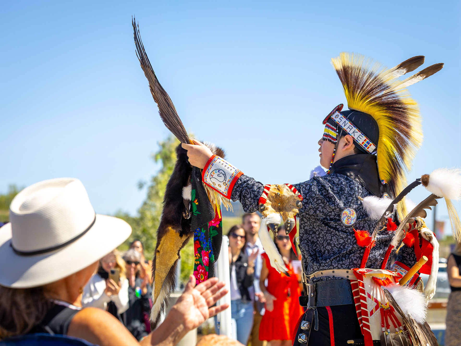 Traditional Indigenous performance celebrating heritage and storytelling at TAZA