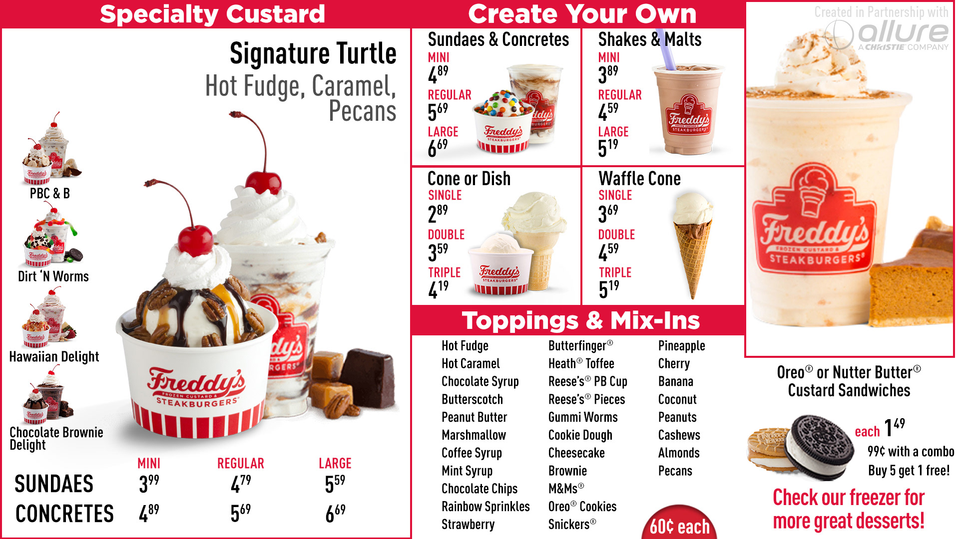 Grant Harwell - Freddy's® Menu Redesign