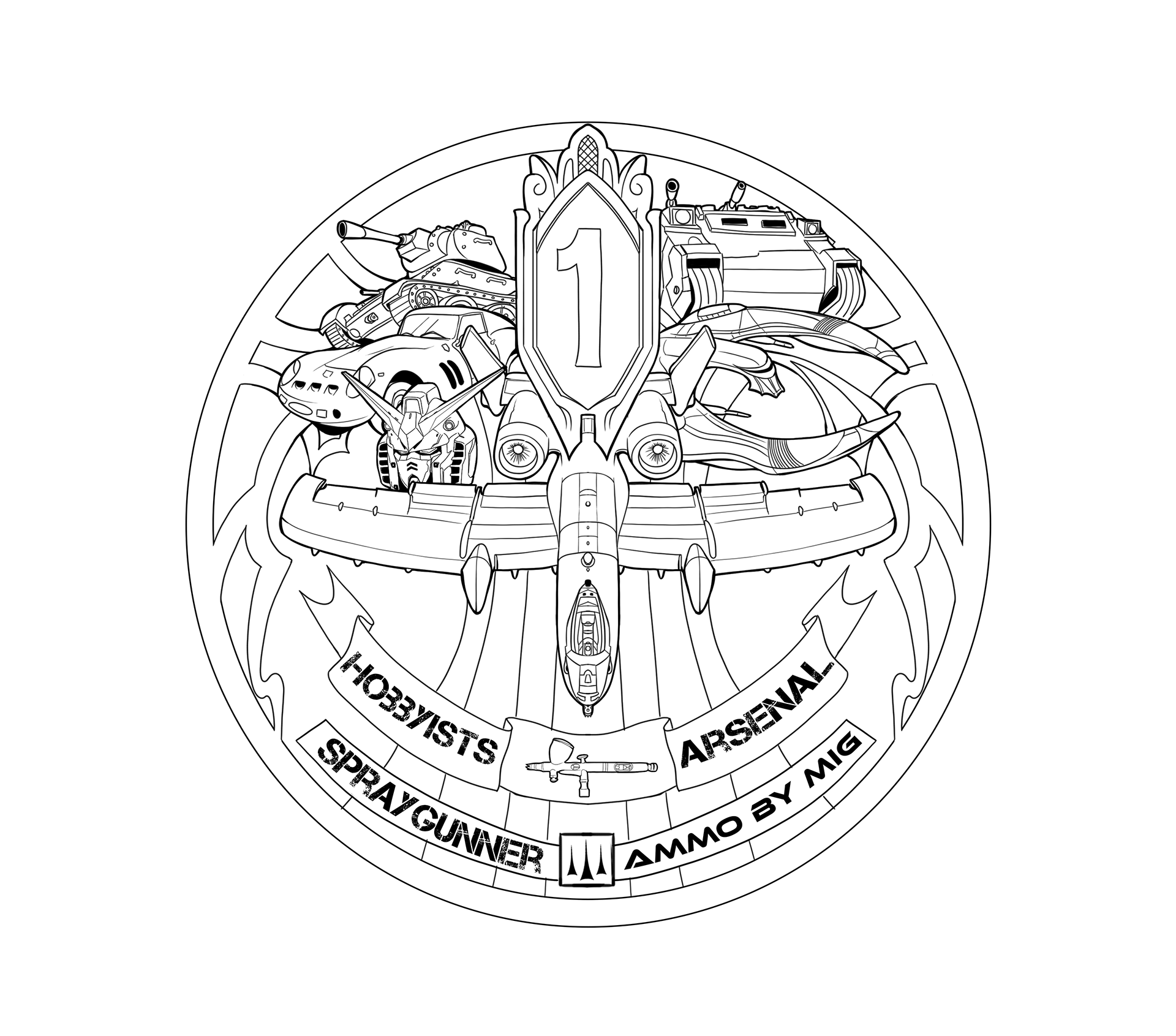 metal design for spraygunner contest