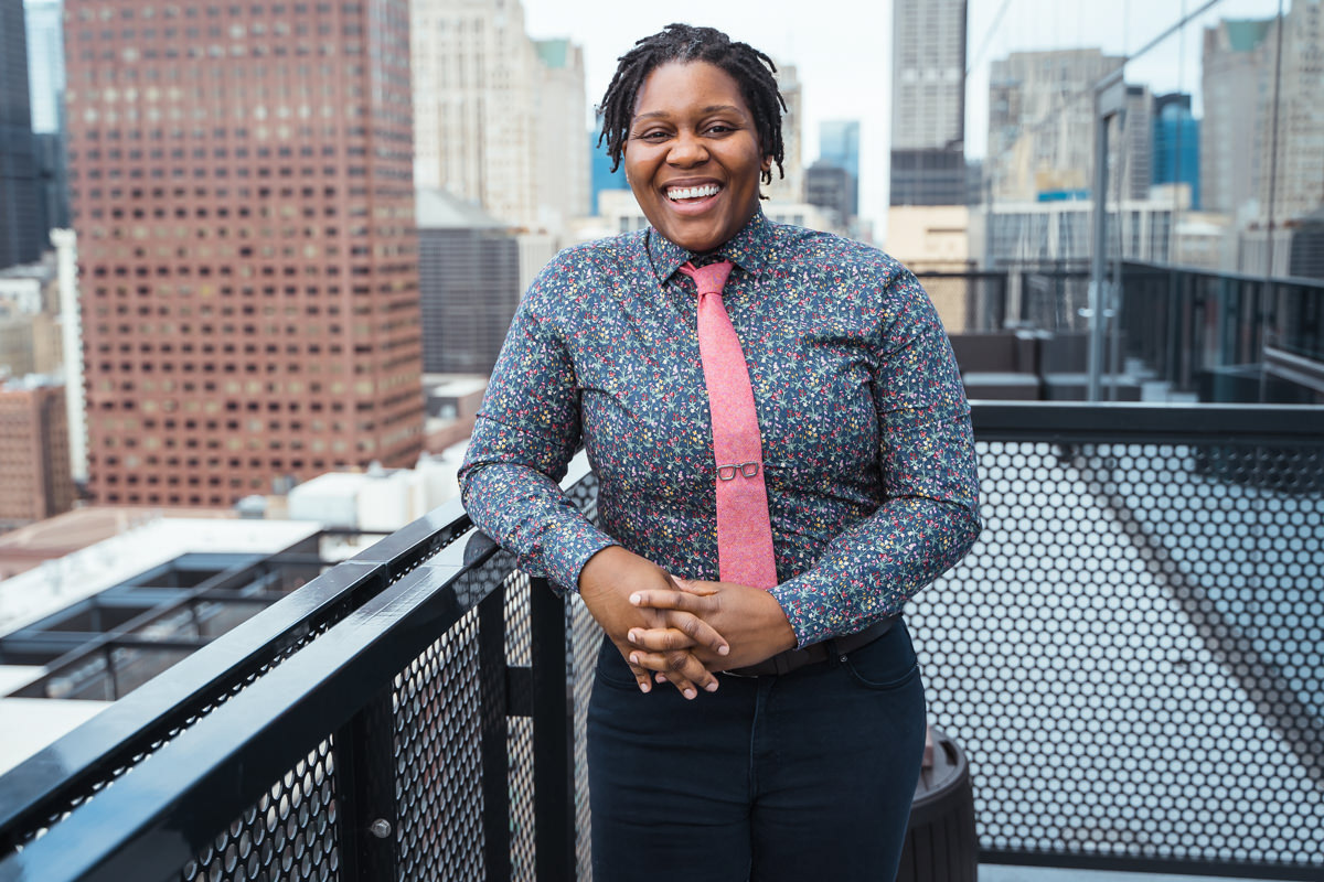 Environmental portrait photography in Chicago