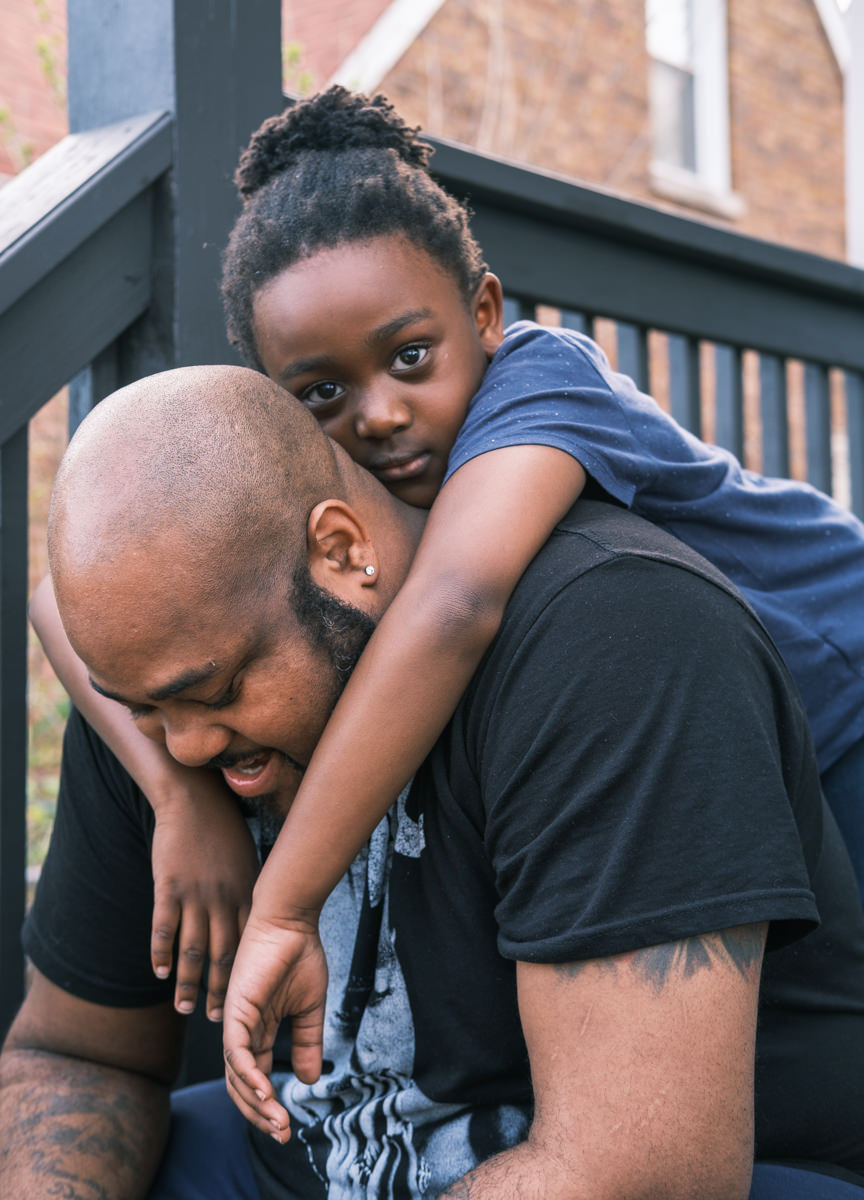 Documentary family photography by Chicago editorial photographer