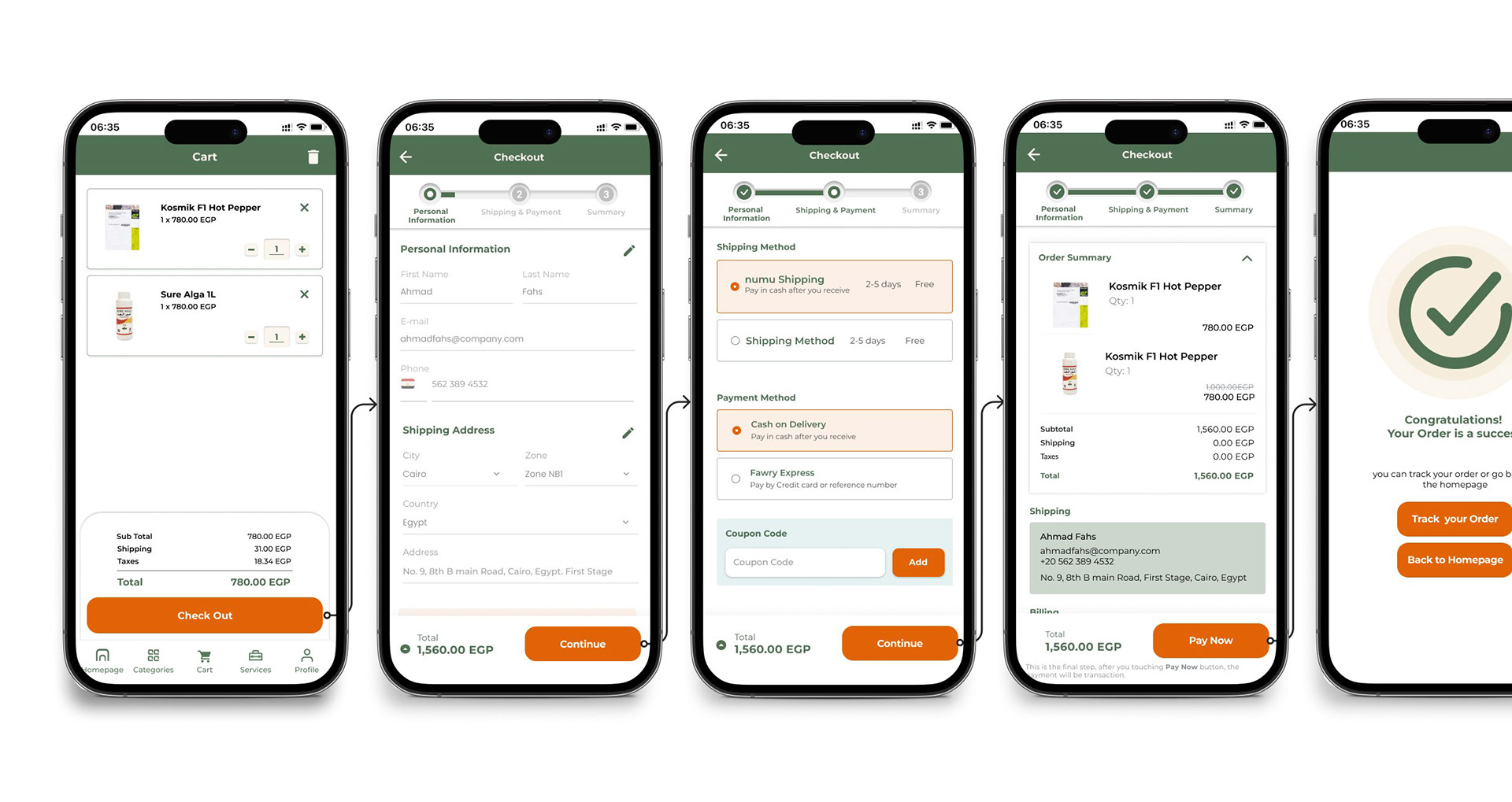 numu's Check Out Process