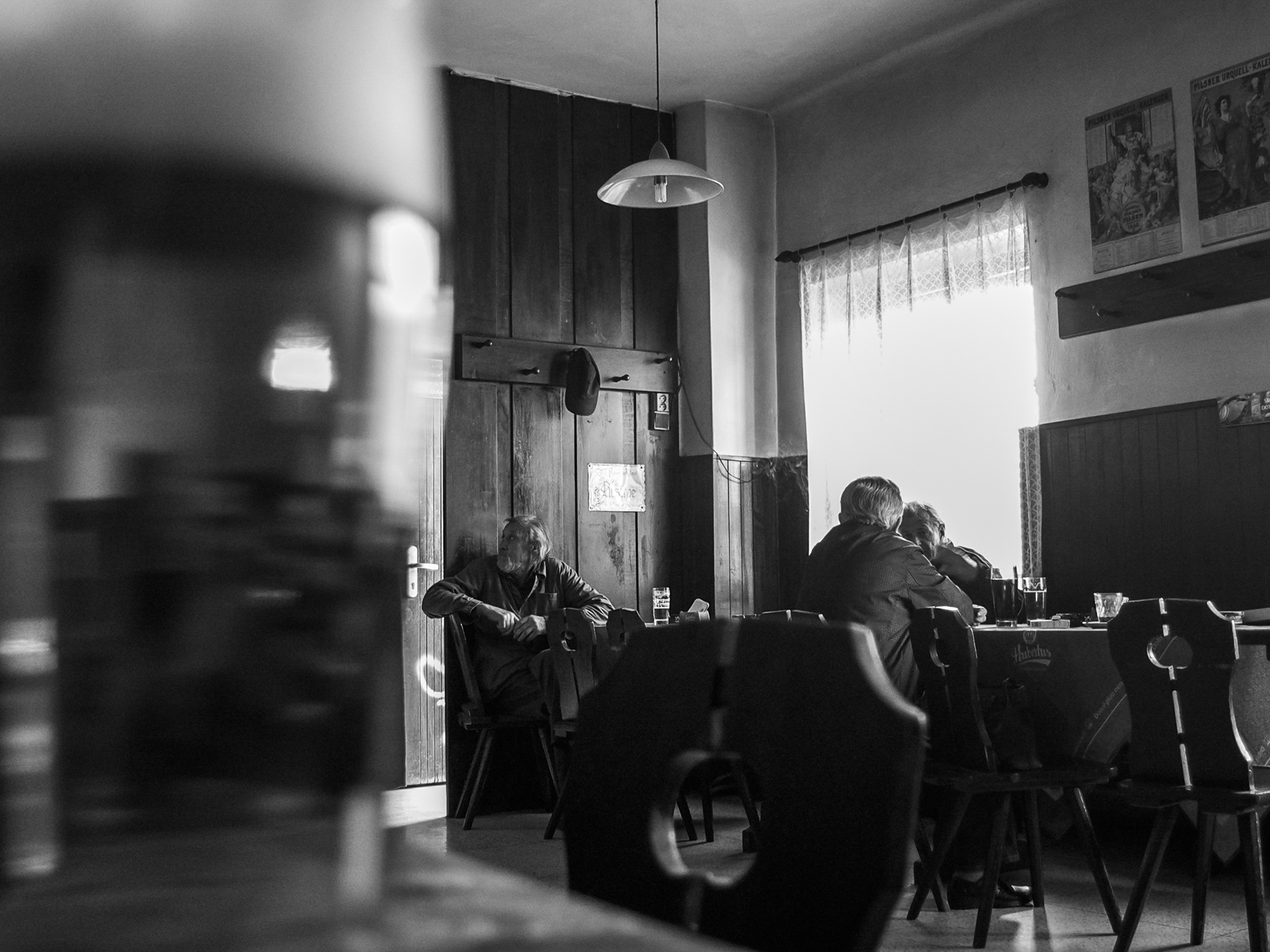 THROUGH A BEER GLASS