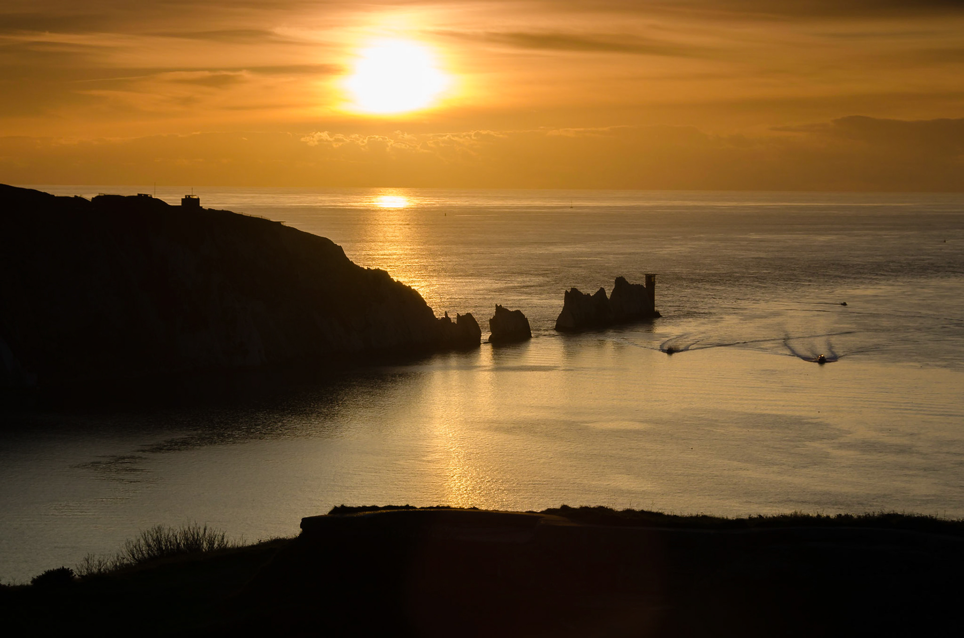 The Needles Headland, Isle of Wight, UK