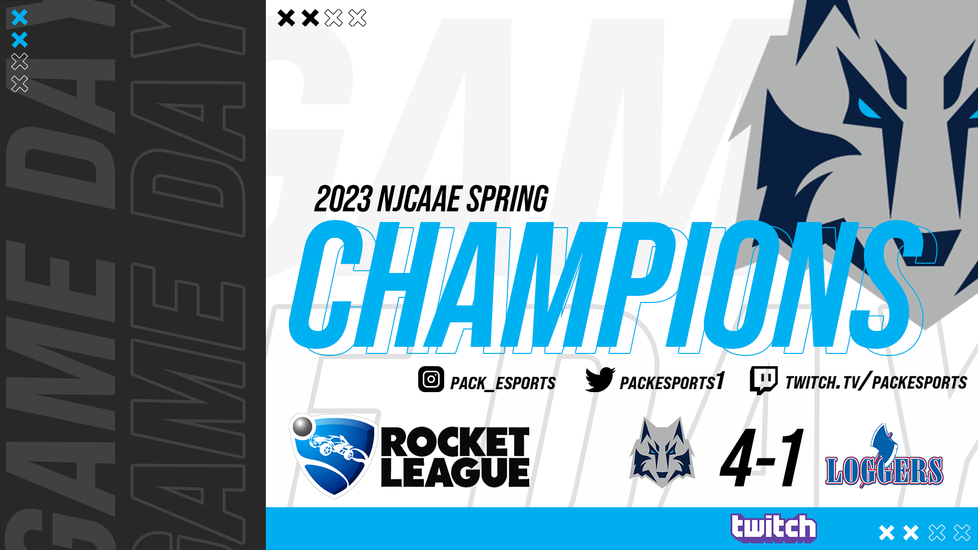 Rocket League Champions Social Media Graphic