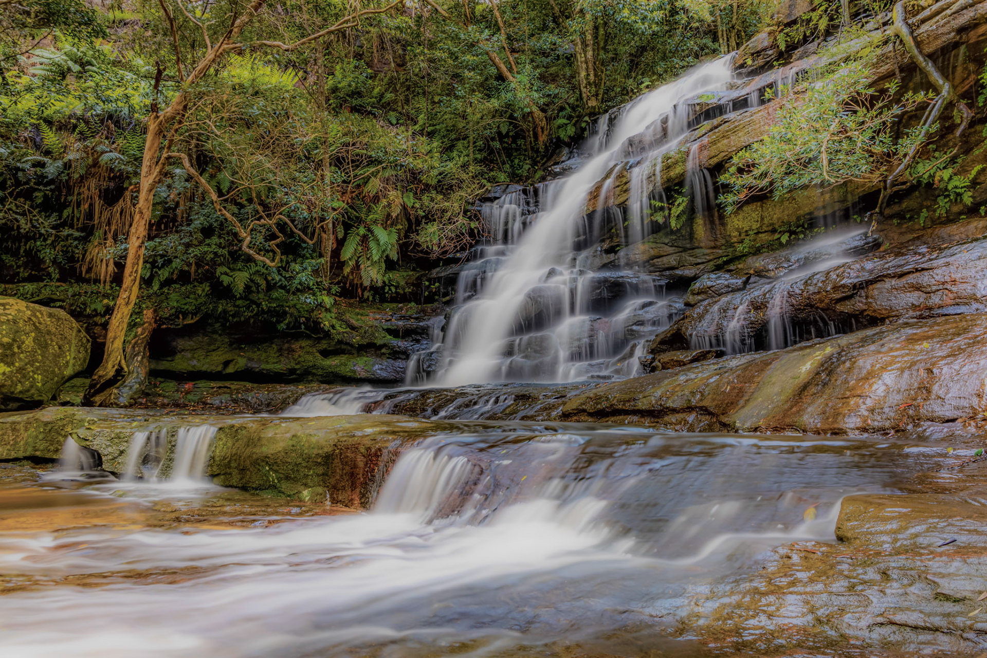 Long exposure at Somersby Falls