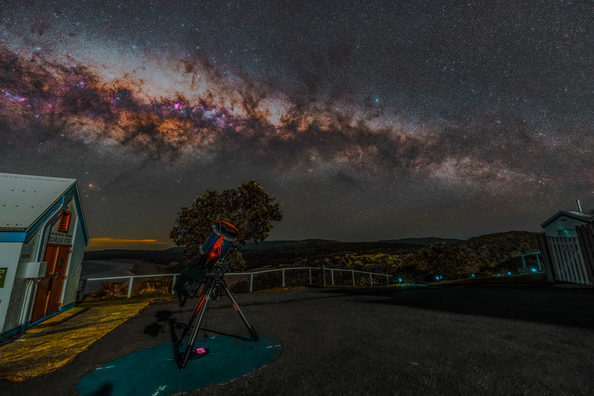 Milky Way over Seal Rocks