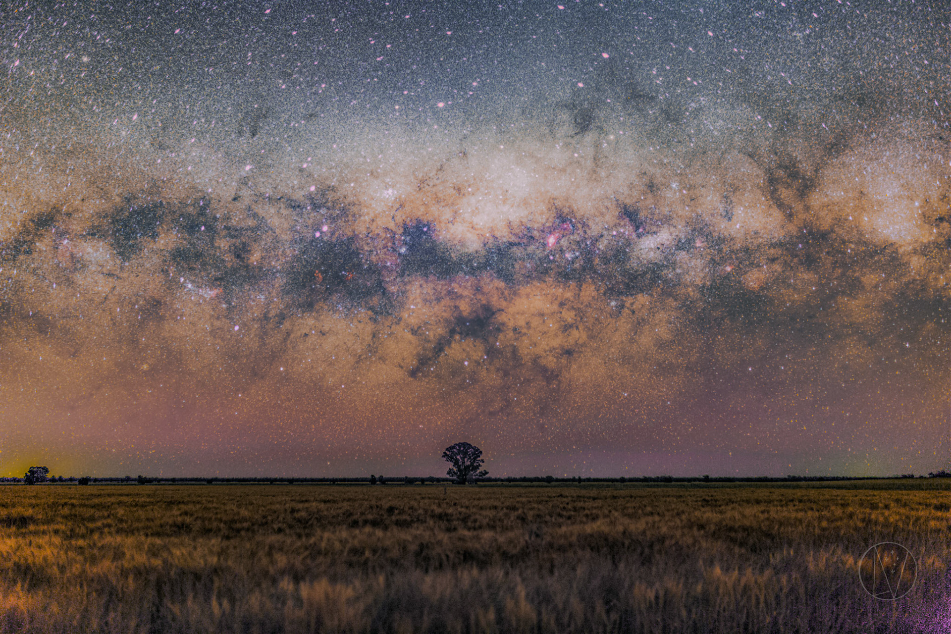 Milky Way asetting from Tullamore
