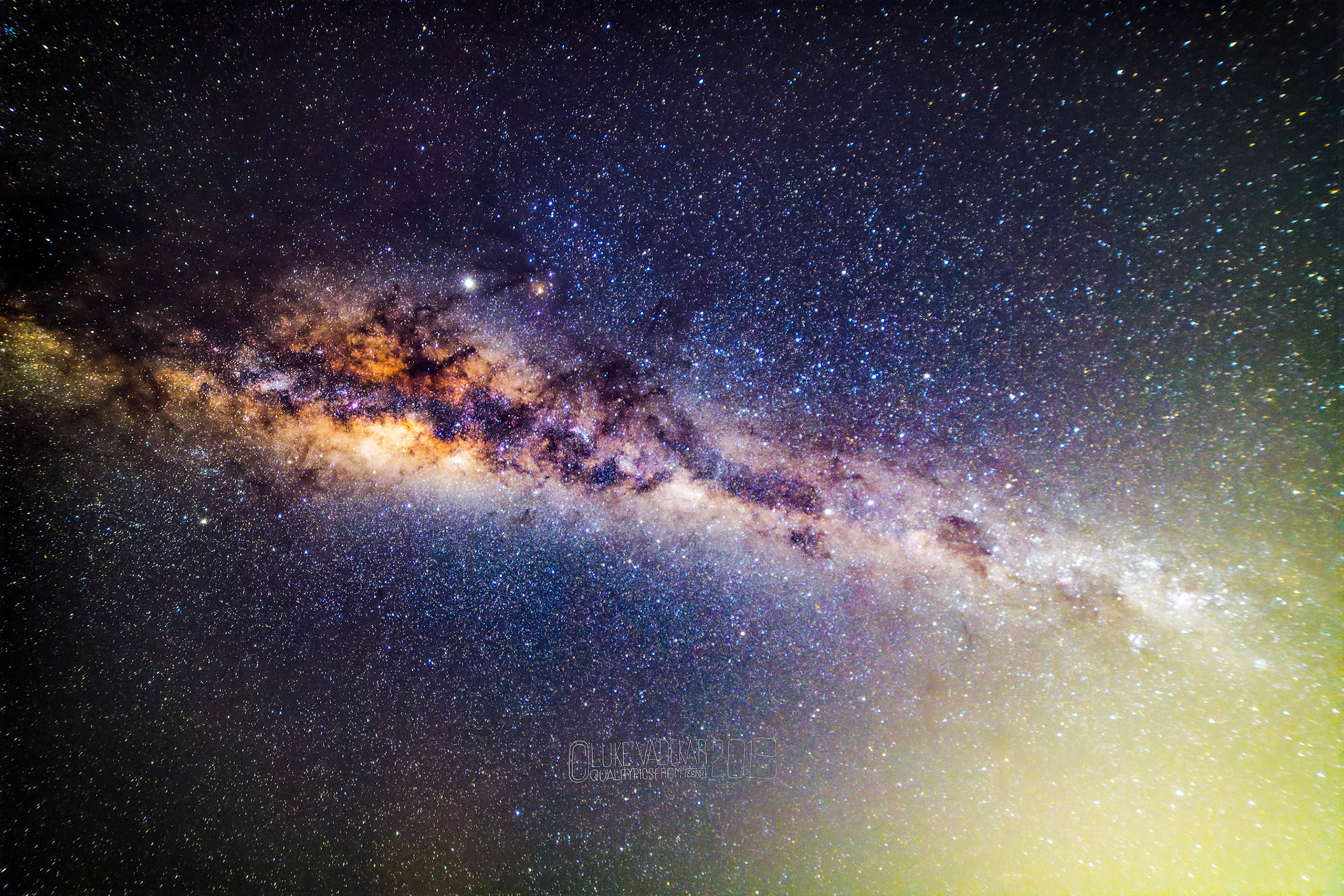 First stacked Milky Way photo from Palm Beach