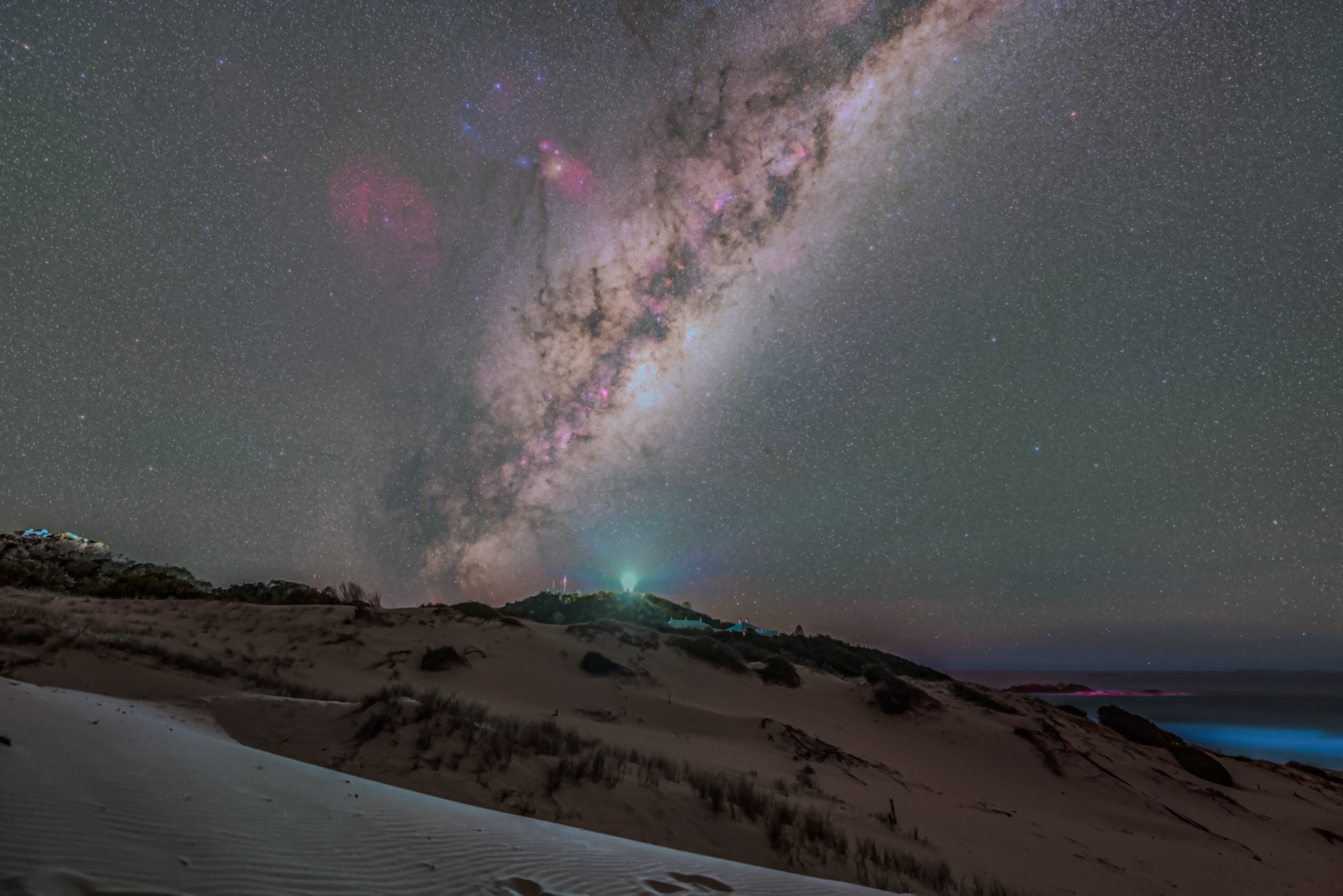 Milky Way over Sugarloaf Lighthouse
